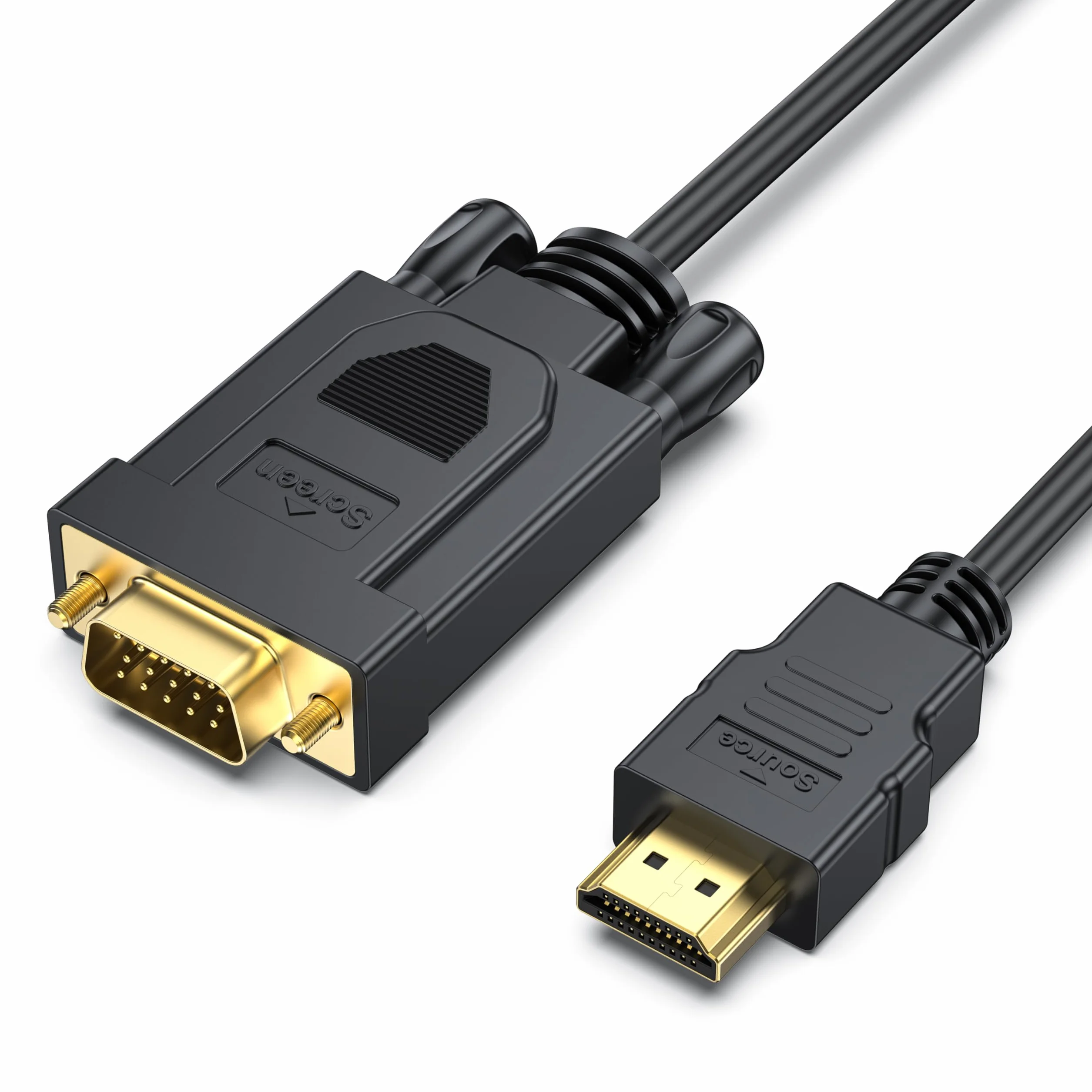BENFEI Kabel HDMI na VGA 1,8 m, jednokierunkowy HDMI do VGA (męski-męski)