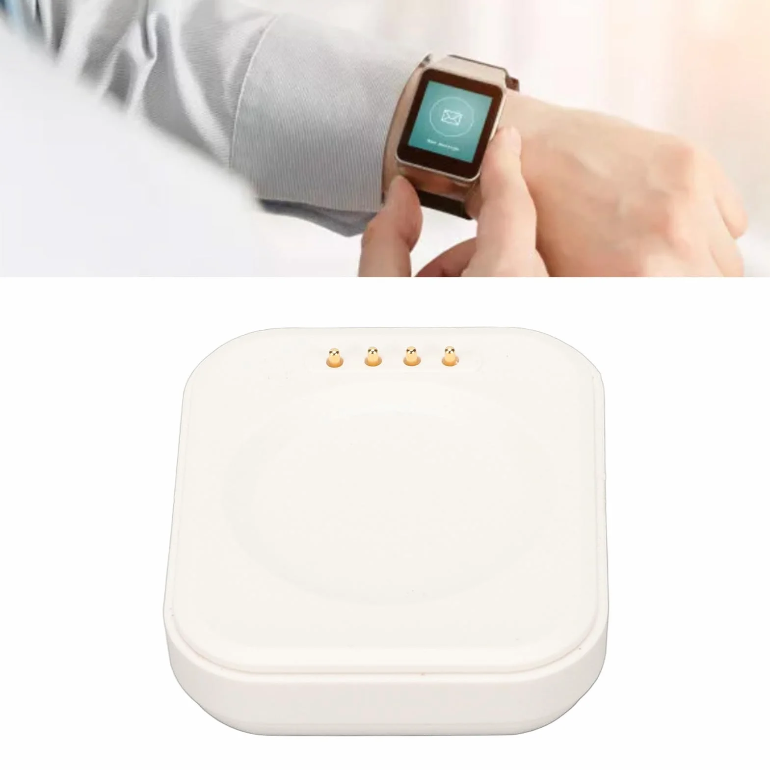 Bezprzewodowa ładowarka do Zegarka 2 42mm 2 46mm 3 3pro, Magnetyczna Stacja ładująca USB z Kablem 3,3 Stopy, Wymienny Kabel ładowarki USB Przewód Dokujący, Bezpieczne i