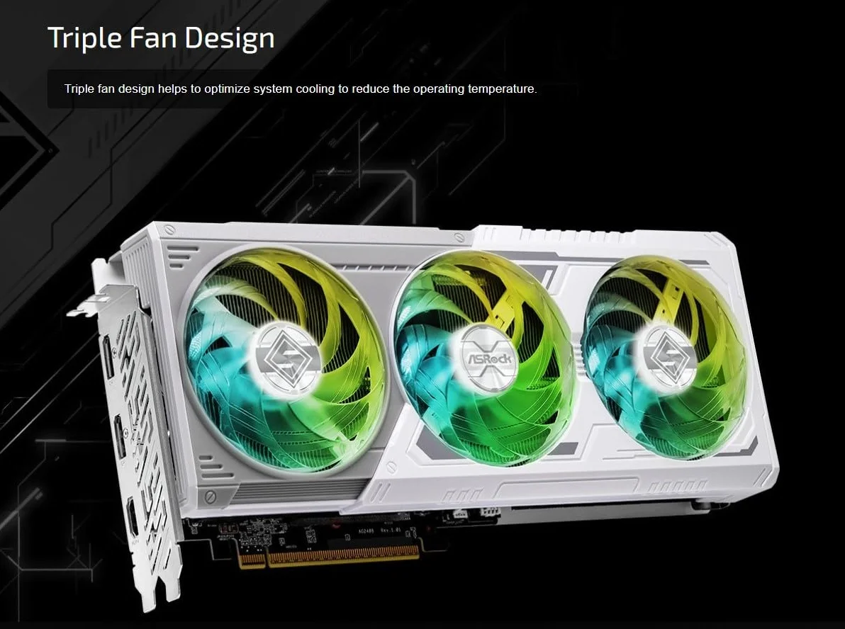 ASRock AMD Radeon RX 9060 XT Steel Legend 16 GB OC GDDR6