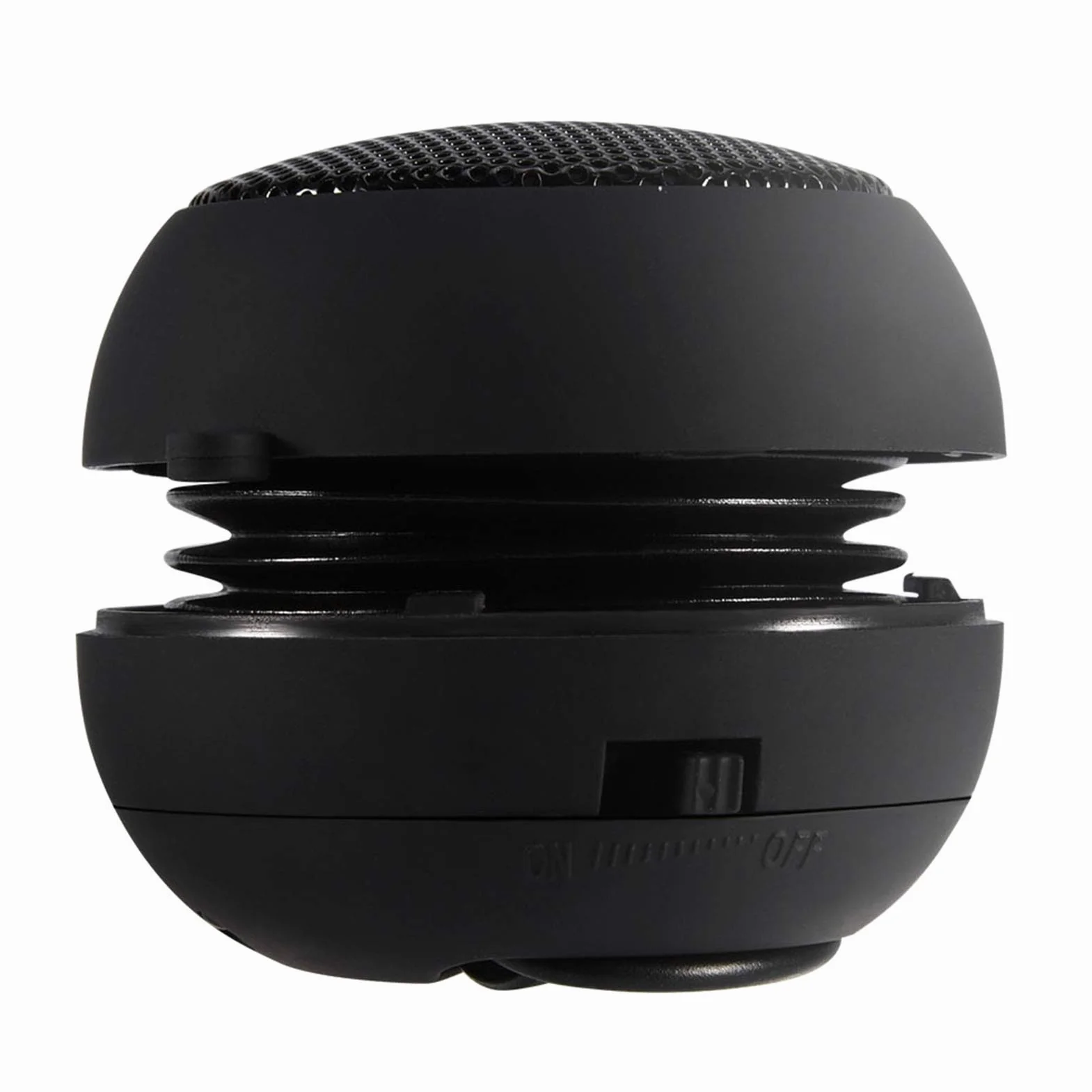 Przenośny głośnik komputerowy mini z kablem audio 3,5 mm USB czarny