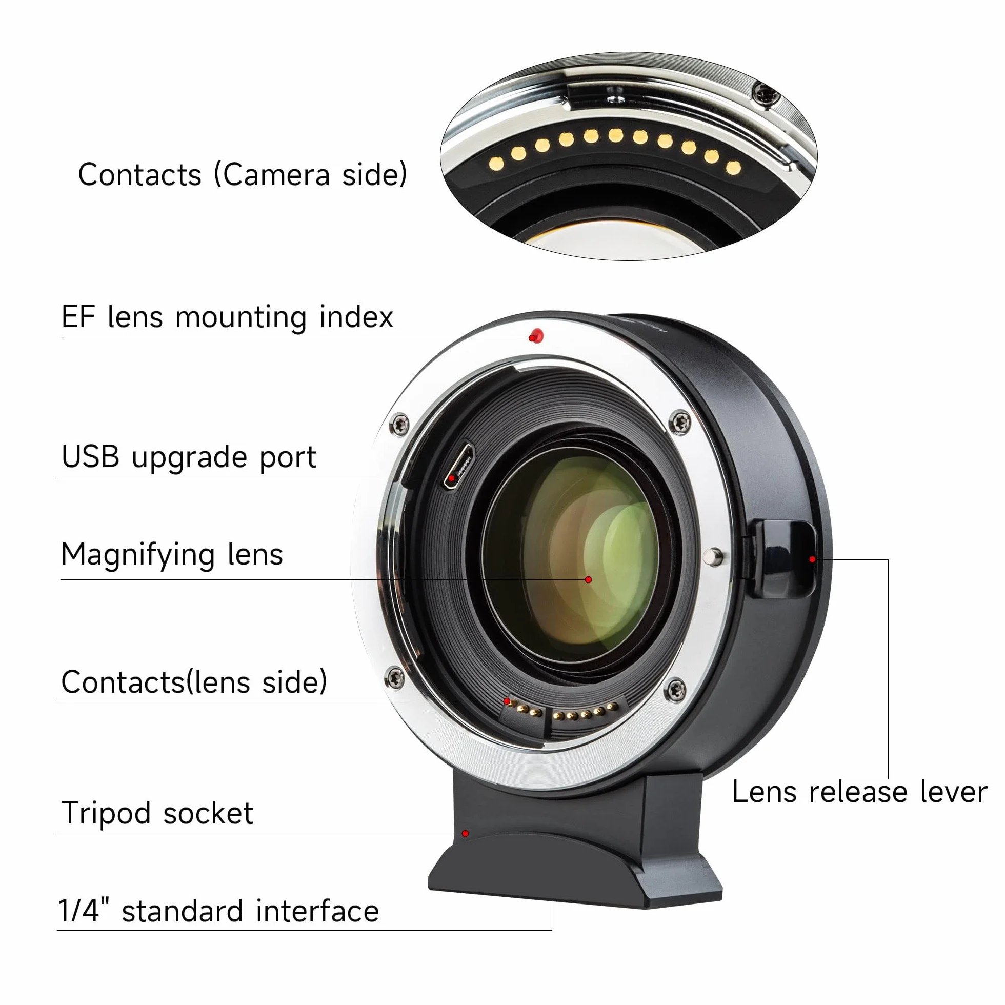 VILTROX EF-Z2 adapter obiektywu z automatyczną regulacją ostrości 0,71 x reduktor Speedbooster konwerter obiektywu kompatybilny z Canon EF Mount obiektyw do aparatów bezlusterkowych Nikon Z Z5 Z6 Z6II