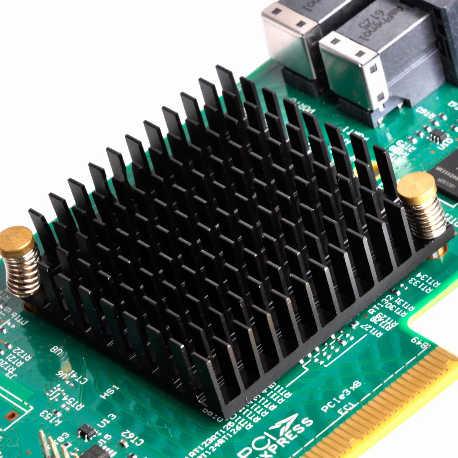 SilverStone SST-ECS05 – Serwerowa karta PCI-E Express Card Gen 3.0 x8 SAS (12 Gb/s) / SATA (6 Gb/s) kontroler portów LSISAS3008, obsługuje niskoprofilowy, RAID 0,1,1E, 10