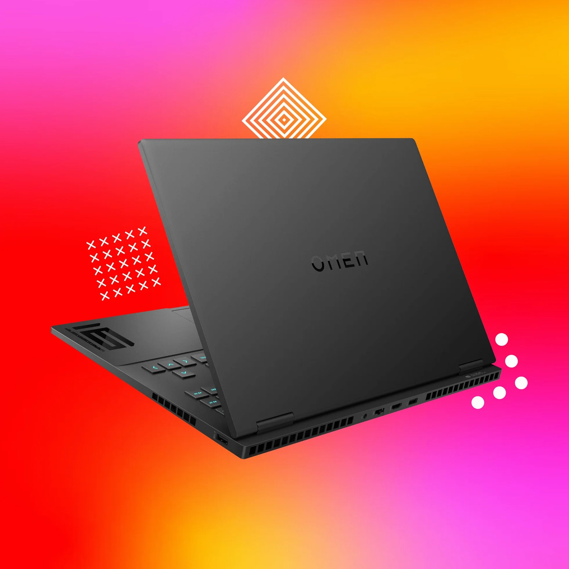 HP Omen 16-wd0000sf Gaming Laptop 16" QHD IPS 240 Hz, laptop dla graczy (Intel Core i7-13700HX, 32 GB RAM, 1024 GB SSD, Nvidia GeForce RTX 4080 12GB, Windows 11), Laptop czarny, AZERTY