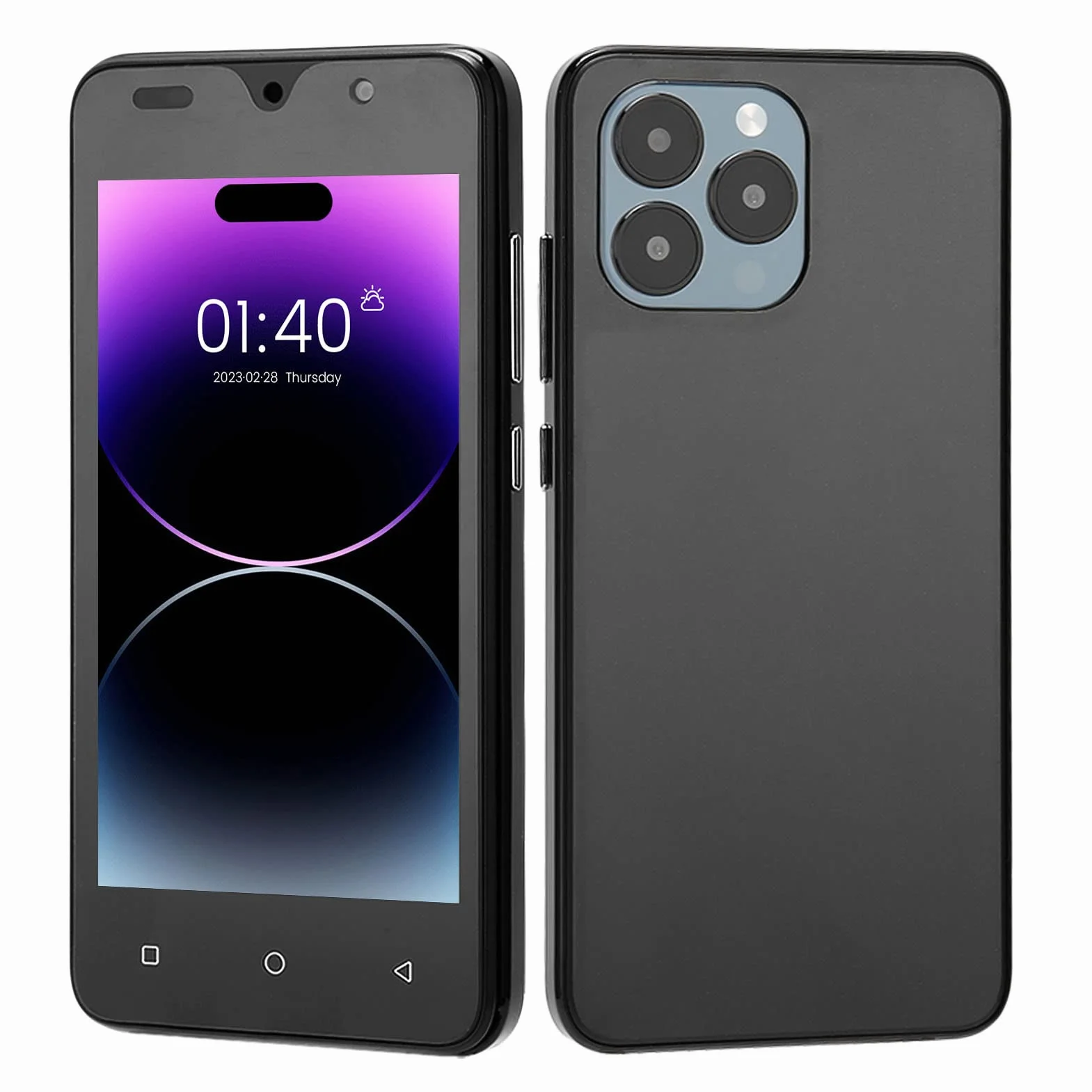 Odblokowany Telefon Komórkowy, Smartfon z Systemem Android, Telefon Komórkowy Dual SIM 4G, Aparaty 2 MP 5 MP, Ekran HD 5,0 Cala, Odblokowanie Rozpoznawania Twarzy, Procesor