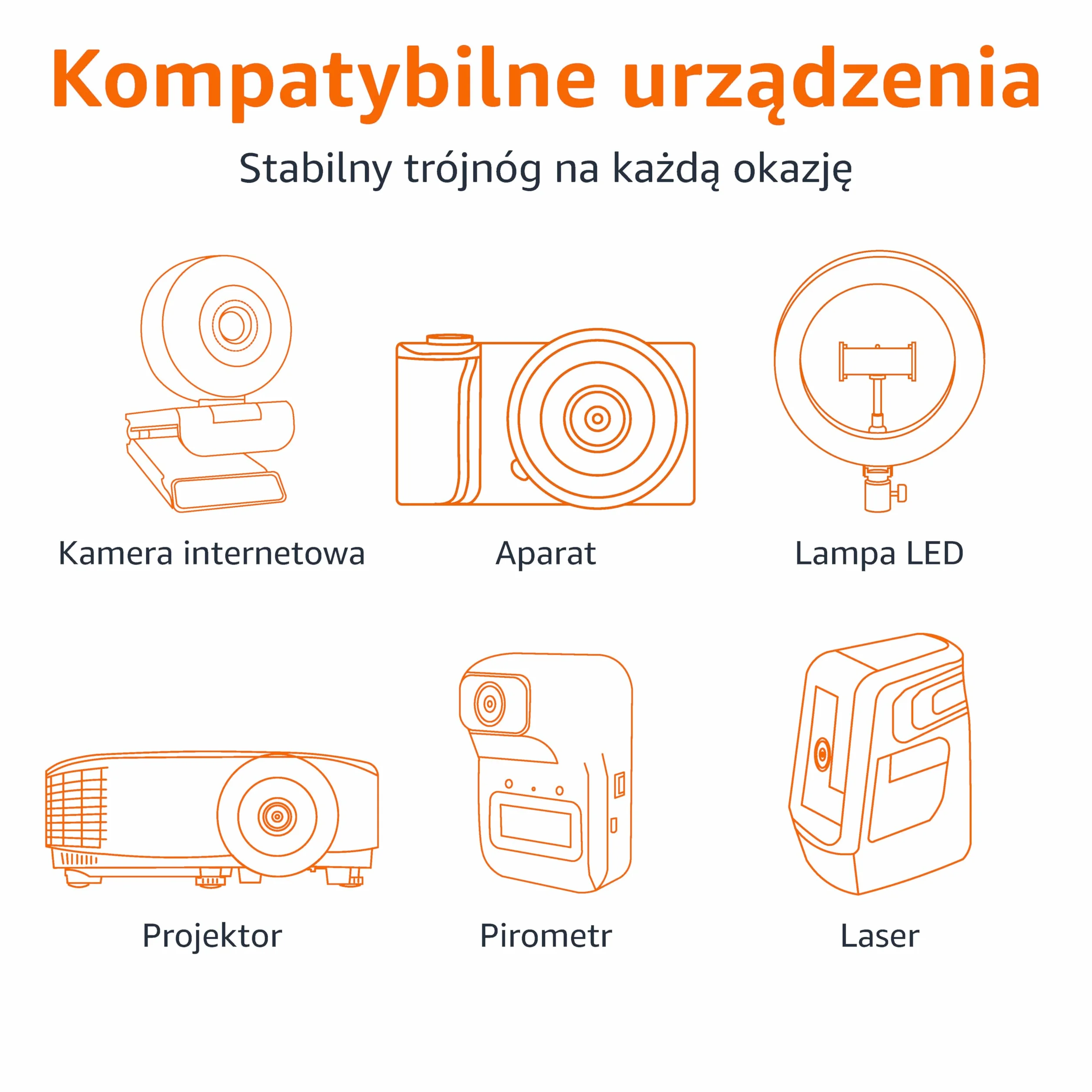 Amazon Basics - lekki statyw z torbą z torbą, 127 cm