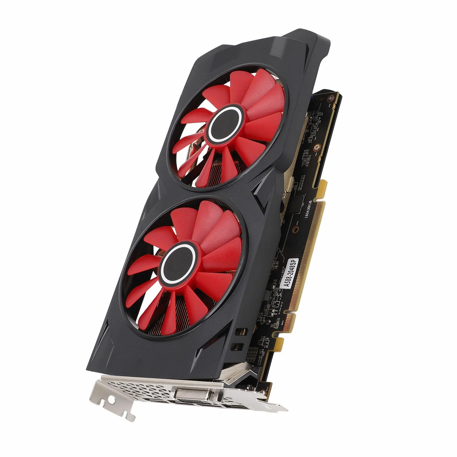 ciciglow Karta graficzna GDDR5 8 GB, karta graficzna 256 bit GPU PCI Express 3.0 X 16, karta graficzna do gier z 2 wentylatorami chłodzącymi do gier 4K Gaming PC 1080p, 3A