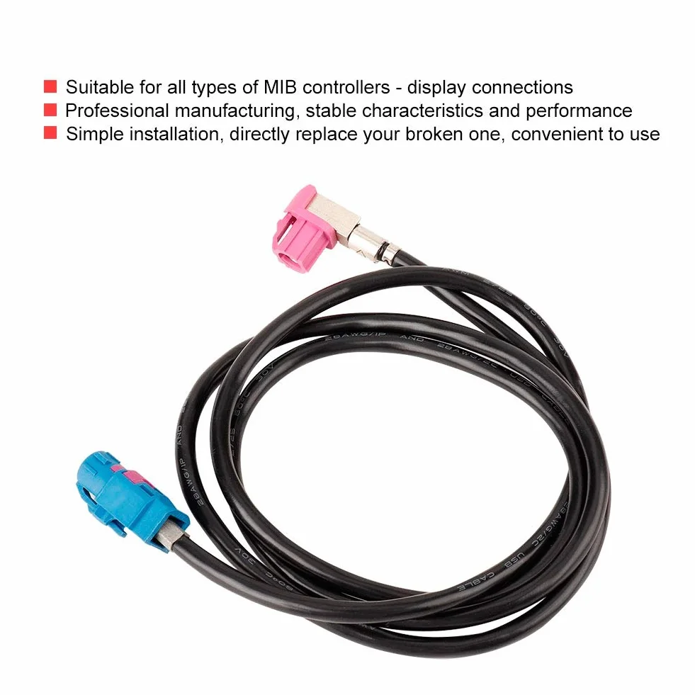 Car LVDS Video Line Car Video Cable GPS Cable replacement for Navigation GPS o replacement for All Types of MIB Controllers Display Connections