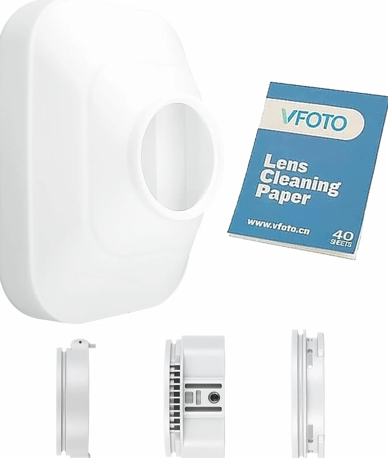 Godox ML-CS1625 zestaw składanej kopuły dyfuzyjnej (zawiera 3 pierścienie adaptacyjne) dla ML30 ML30Bi ML60 ML60Bi V1S V1C V1N V1O V1F V850III V860III TT685II AD100/200/300/400Pro (ML-CS1625)