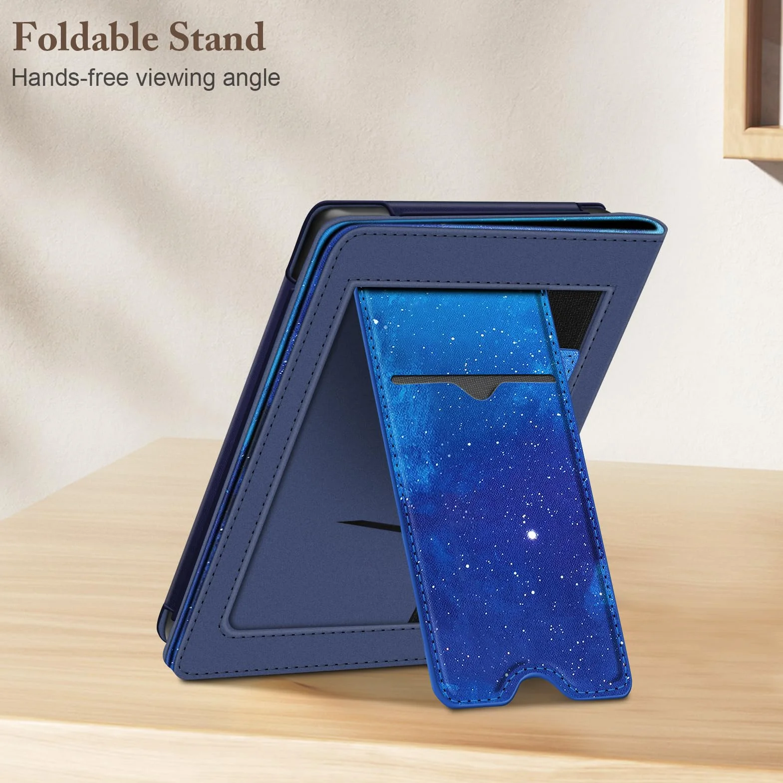 FINTIE Etui stojące do 6" Kobo Clara Colour (2024) /Clara BW (2024) /2E (2022) eReader - Premium etui ze skóry poliuretanowej z funkcją automatycznego uśpienia/budzenia z gniazdem na karty i paskiem