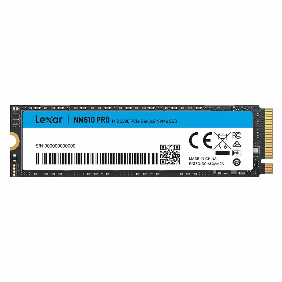 Lexar Disque SSD NM610 Pro 500Go - NVMe M.2 typ 2280