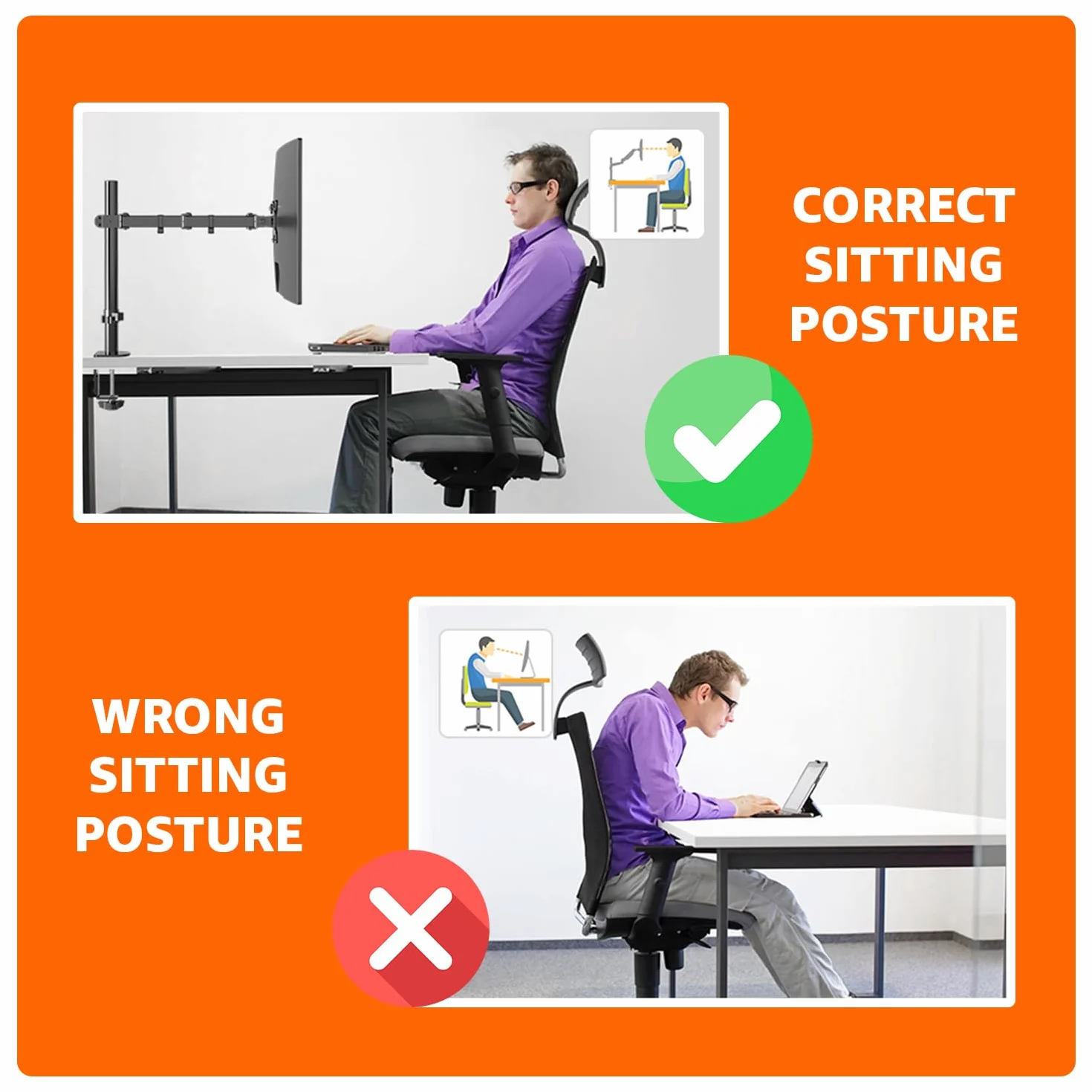 Amazon Basics Stojak na 1 monitor komputerowy, mocowanie do biurka z regulacją wysokości, stal, czarny