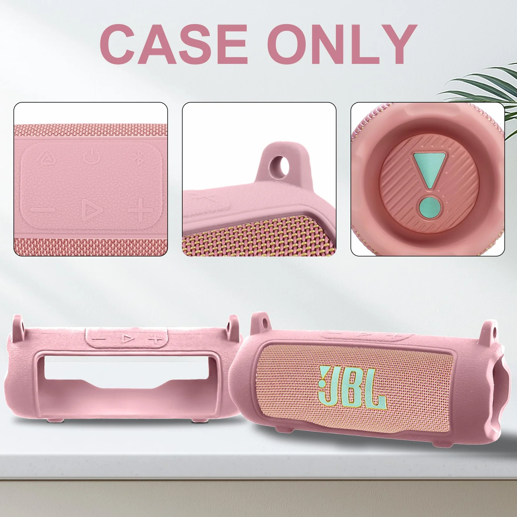 co2CREA Silikonowe etui do JBL Flip 7 bezprzewodowe przenośne etui na głośnik Bluetooth