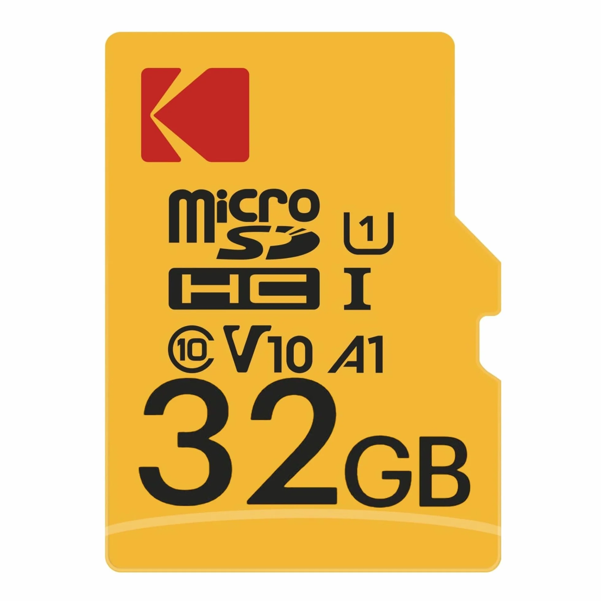 Kodak EKMSDM32GHC10K Premium karta pamięci microSDHC, wysoka prędkość, adapter SD UHS-I, U1, do 85 MB/s.