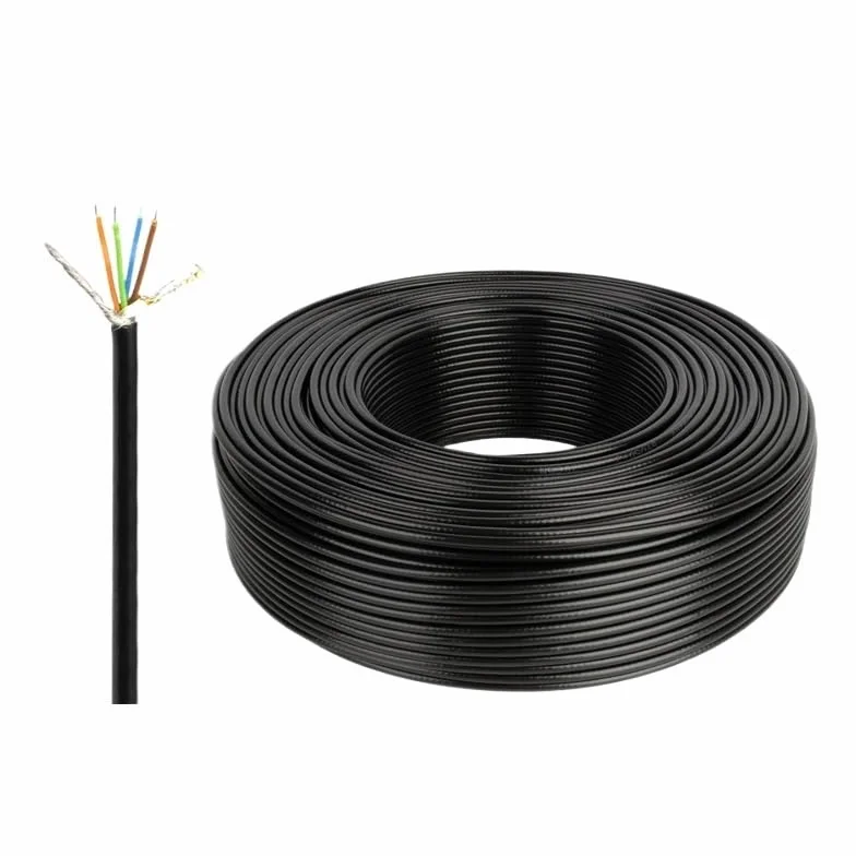 LIHUA Kabel częstotliwościowy 4-rdzeniowy kabel wideo Df-535 do transmisji samochodowej RGB kabel obrazu cofania (20 m)