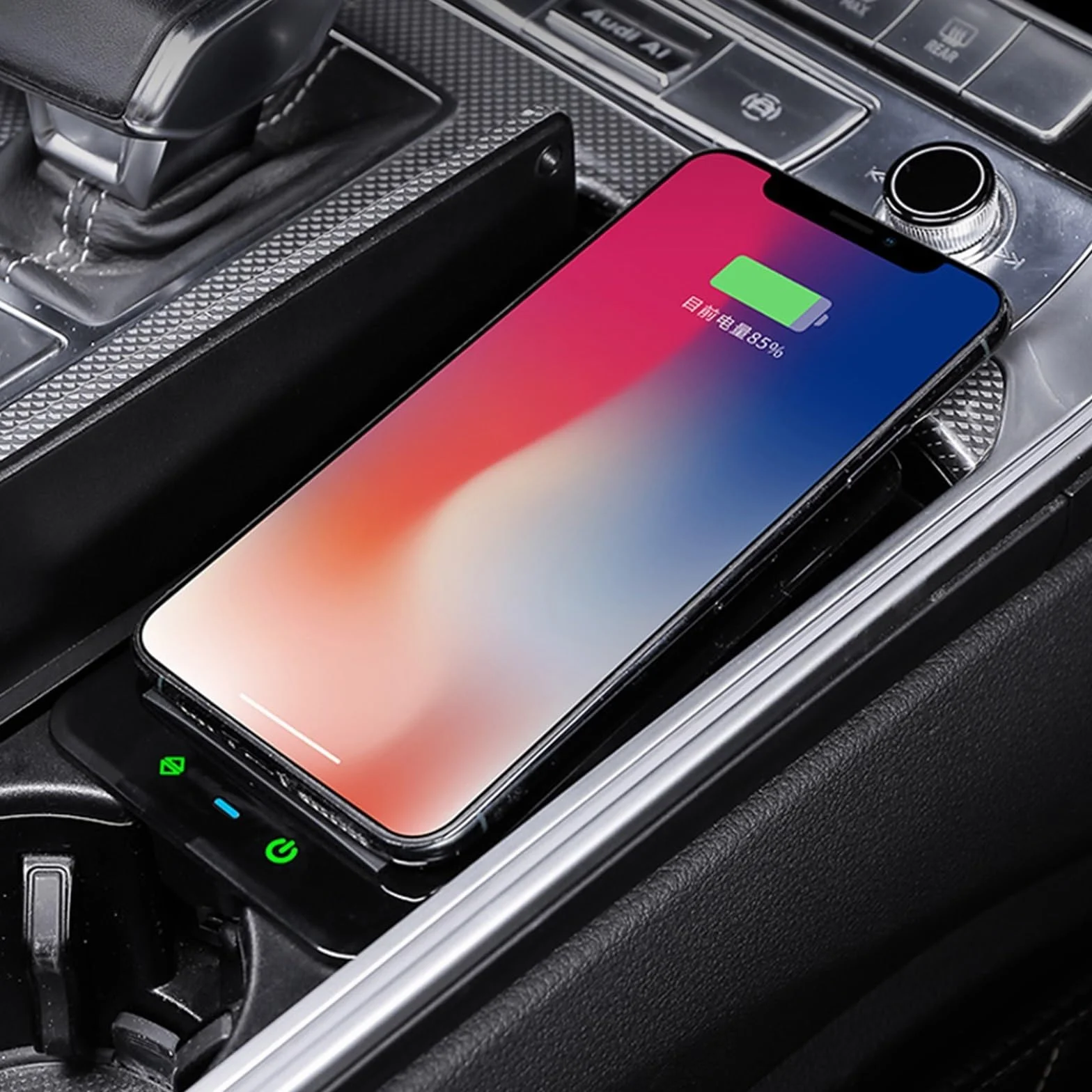 Szybka ładowarka samochodowa do telefonu komórkowego, A6L A7 2019 2020 2021 Zapalniczka Ładowarka Podwójny adapter ładowarki samochodowej USB