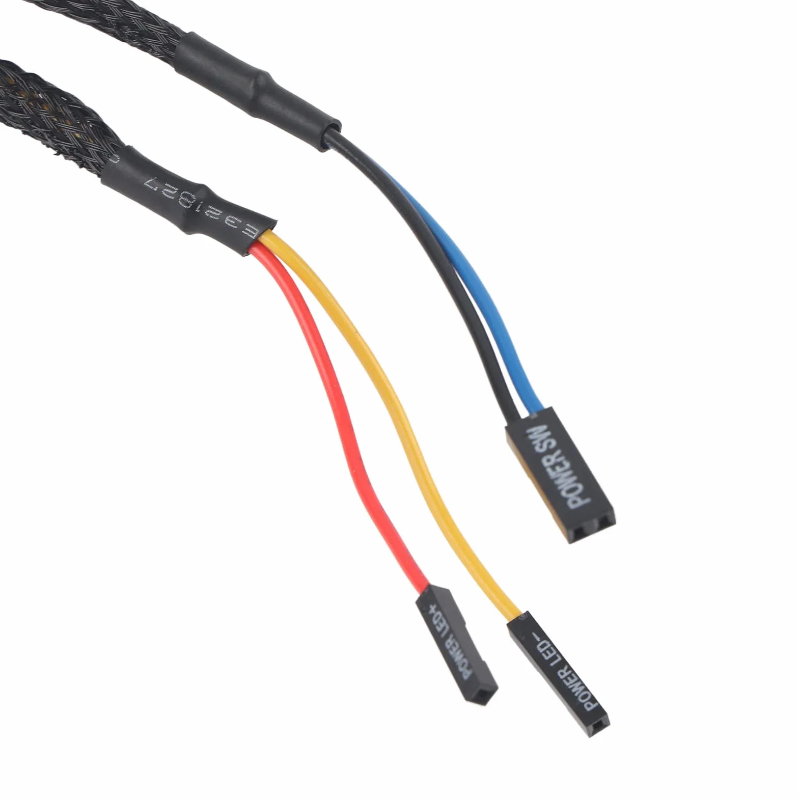 Metalowy Kabel Przełącznika Zasilania do Komputera Stacjonarnego, Czerwony, Długa żywotność