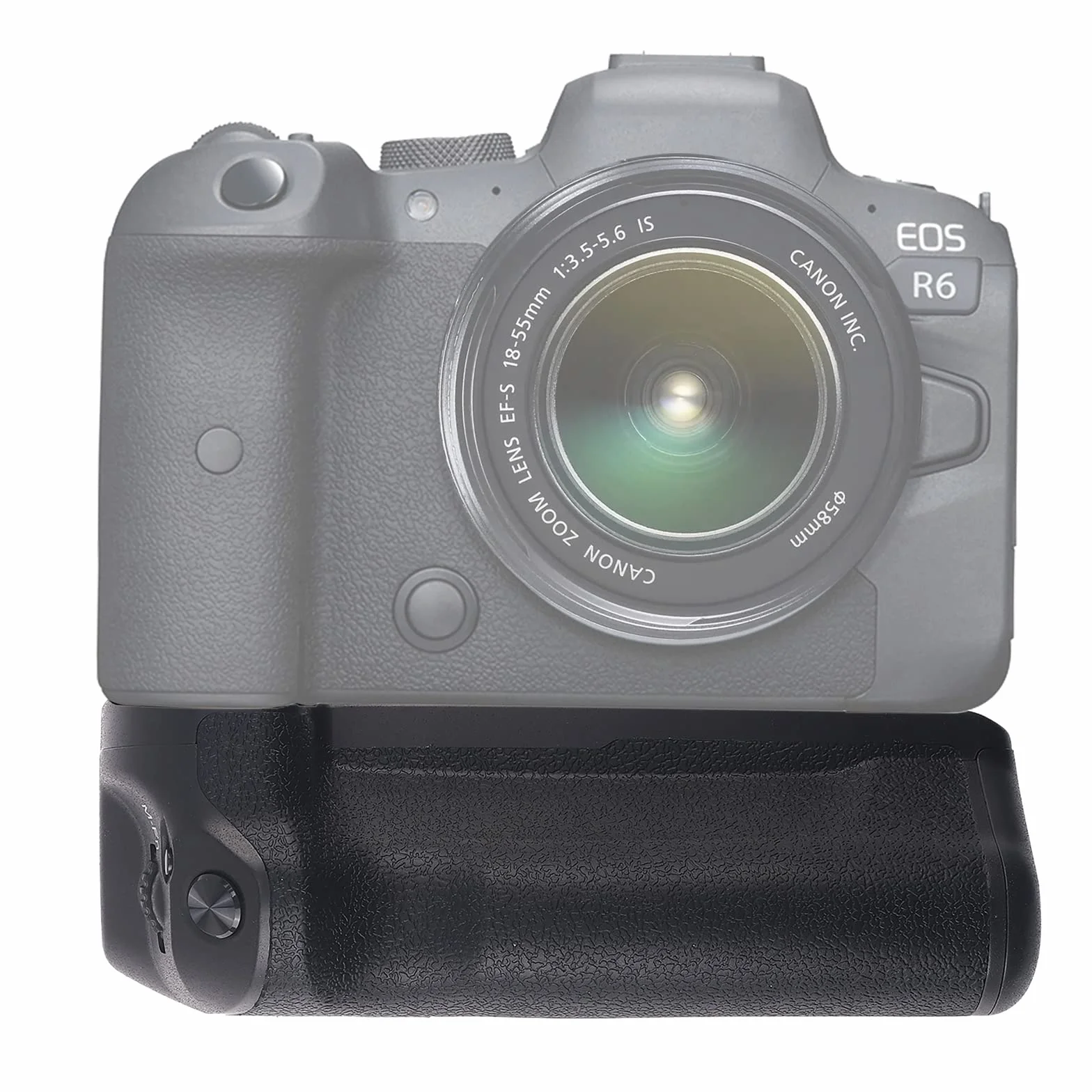 FOTGA Uchwyt baterii do aparatu Canon EOS R6 Mark II R6II R5 R5C - profesjonalny pionowy uchwyt akumulatora Multi Power Pack zamiennik do BG-R10 (obsługuje do 2 x akumulatorów LP-E6/LP-E6N/LP-E6NH)