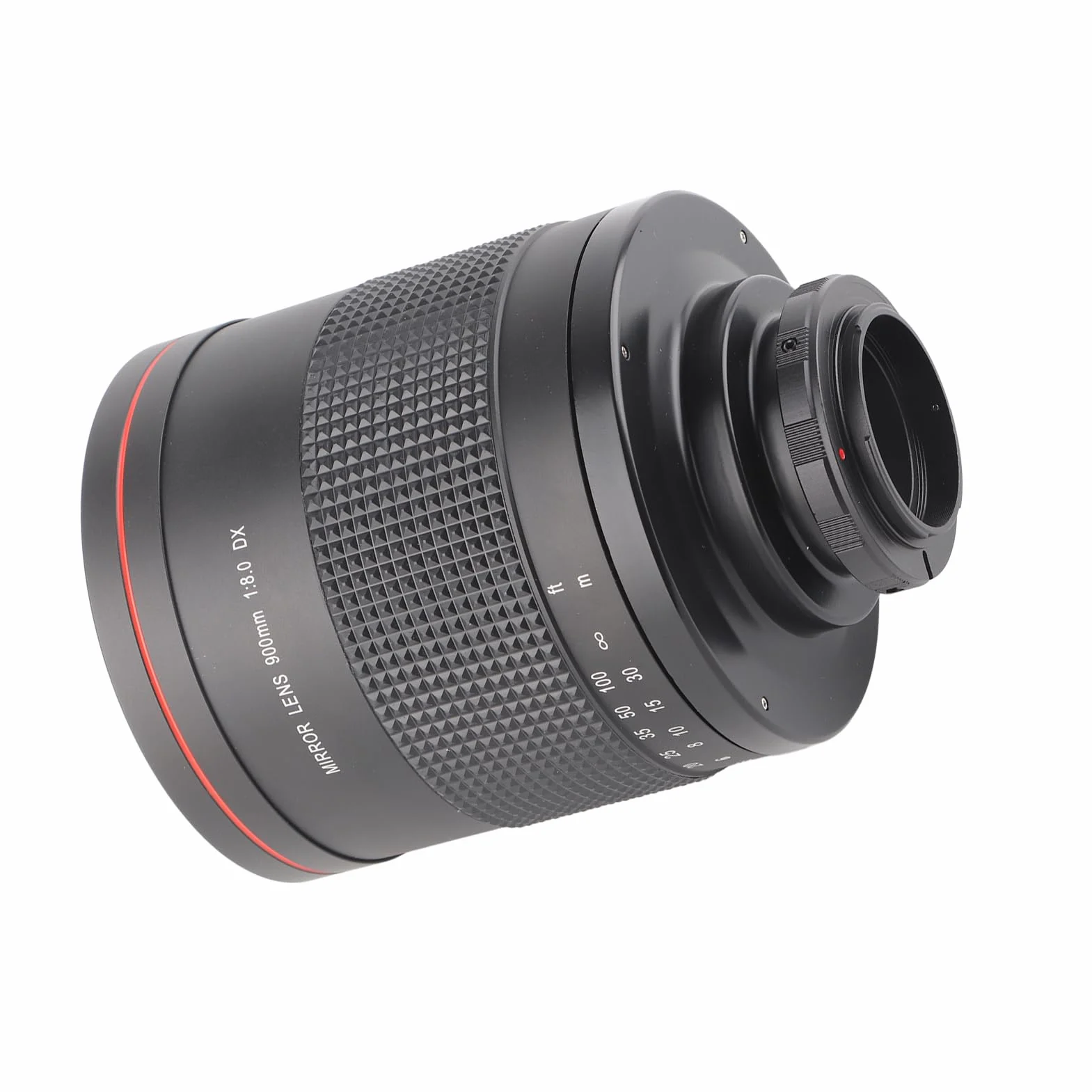 Zunate Obiektyw Lustrzany Aparatu 900 Mm F8.0, Super Teleobiektyw z ręczną regulacją Ostrości Obiektyw Kamery Cofania do Mocowania AI, do Aparatu