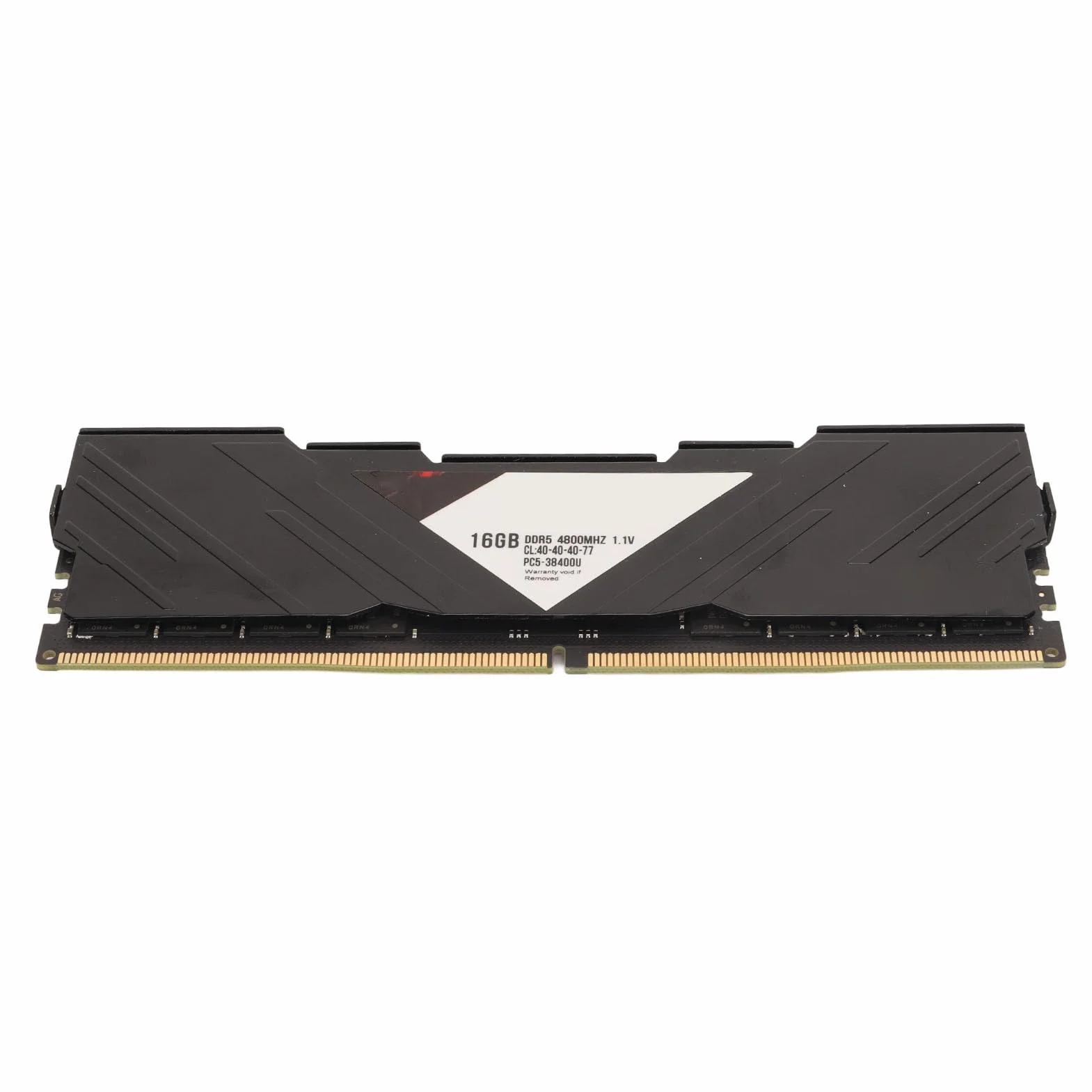 16 GB DDR5 RAM, wydajne rozpraszanie ciepła DDR5 4800 MHz RAM szybka reakcja dla PC (czarny)