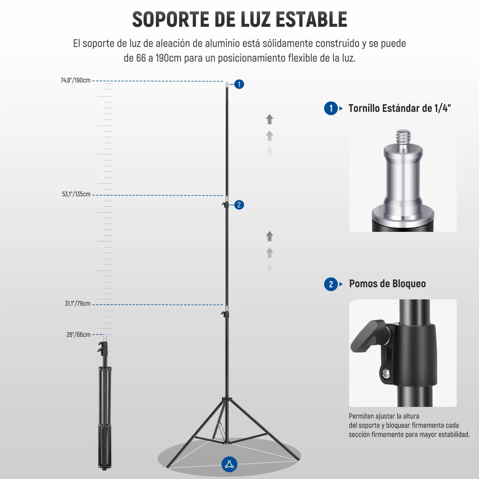 NEEWER 2 Opakowanie Bicolor 660 Panel LED Light Video & Stand Kit: 3200-5600K CRI 96+ Ściemniane ciągłe oświetlenie z U wspornikiem i Barndoor, 190cm Stojak Światła