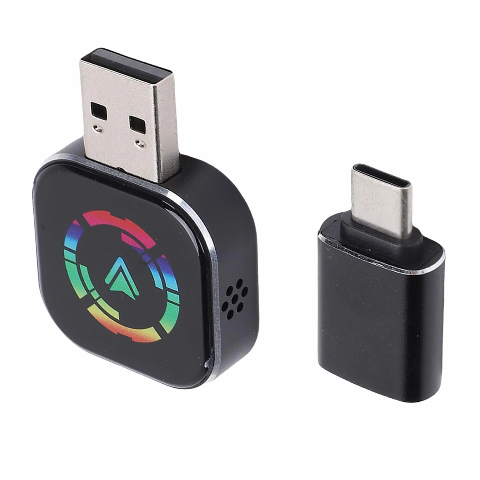Ejoyous 2-w-1 Bezprzewodowy Adapter Auto 5.8 GHz WLAN z Adapterem Typu C USB IOS 6+ 10+