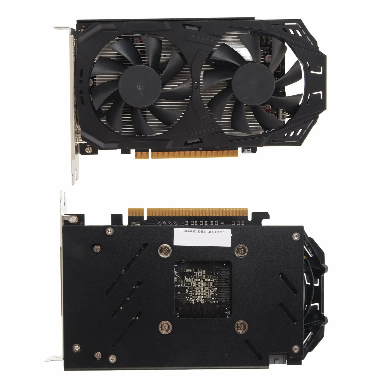 Karta Graficzna Radeon RX 580 8GB GDDR5 256bit 7000MHz Karty Graficzne do Gier HD 4K Karta Graficzna z DVI DP HDML Plug and Play do Gier Komputerowych