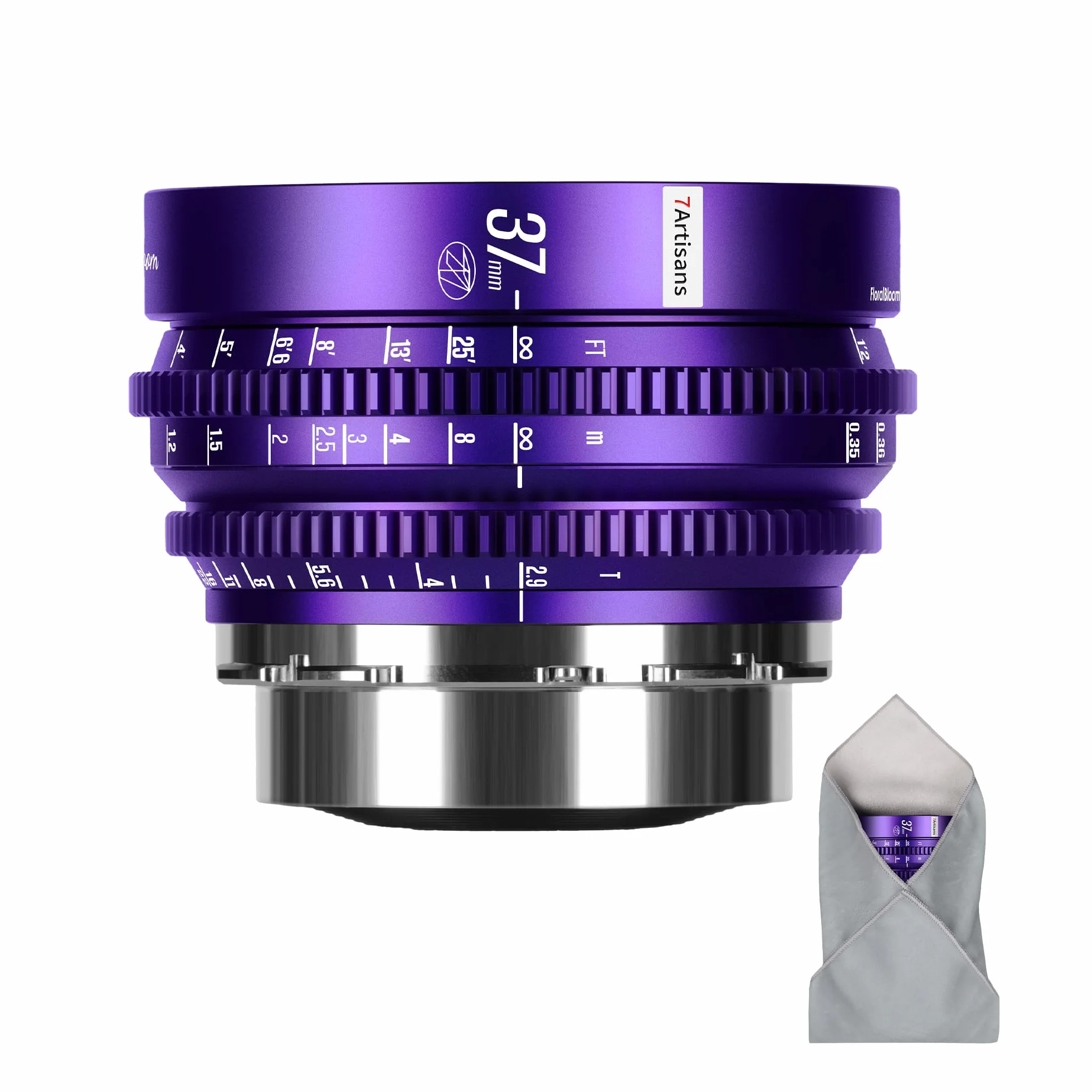 7artisans 37 mm T2.9 Floral Bloom Art Series Explosive Bokeh Pełnoklatkowy Ręczne ustawianie ostrości Profesjonalny obiektyw Cine PL Mount Kompatybilność do kreatywnej fotografii i tworzenia filmów