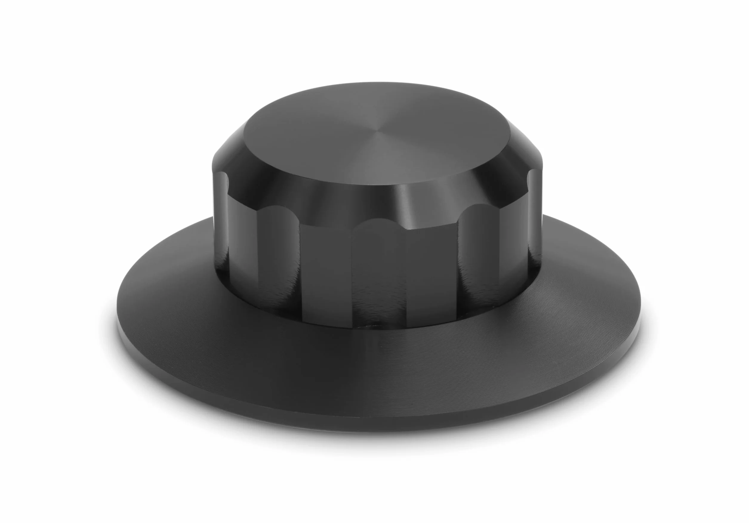 Dynavox Zacisk do płyty gramofonowej VC150, zacisk do mocowania płyty winylowej, z aluminium, czarny