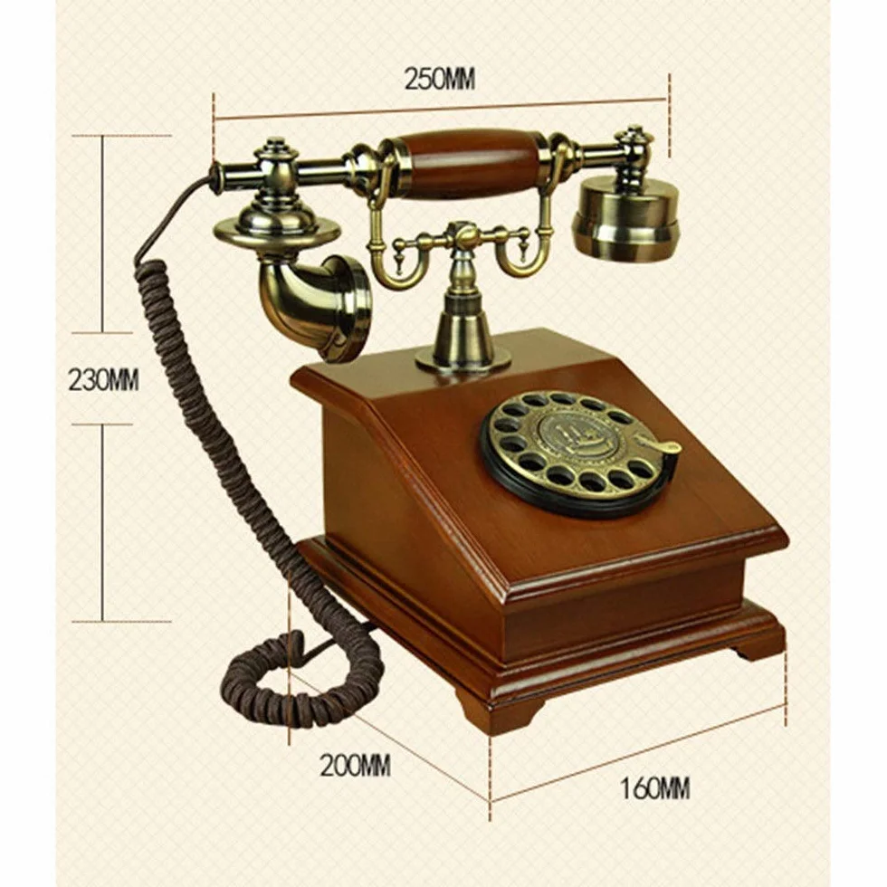 Telefon Stacjonarny Do Domu, Europejski Telefon W Stylu Antycznym, Telefony Z Tarczą Obrotową, Telefon Stacjonarny W Stylu Retro, Telefon Przewodowy Do Domu I Wystro