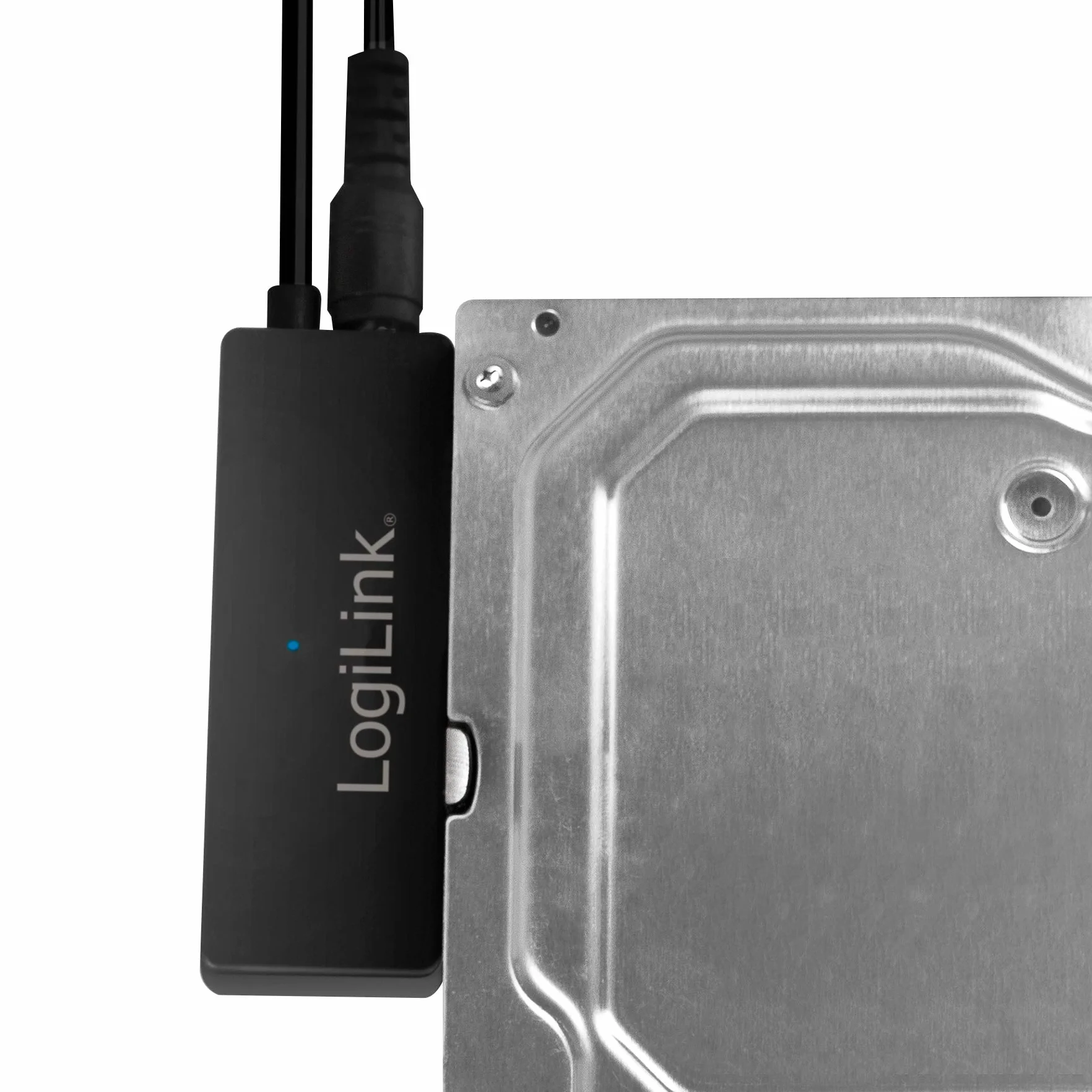LogiLink AU0050 adapter USB 3.0 na SATA 3G/6G z włącznikiem/wyłącznikiem, czarny