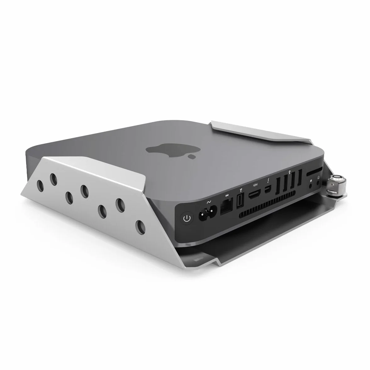 Compulocks Mac mini uchwyt bezpieczeństwa z kluczową głowicą blokującą do wszystkich komputerów Mac mini, w tym 2020 M1 A2348, A1993, A1347 (MMEN76)