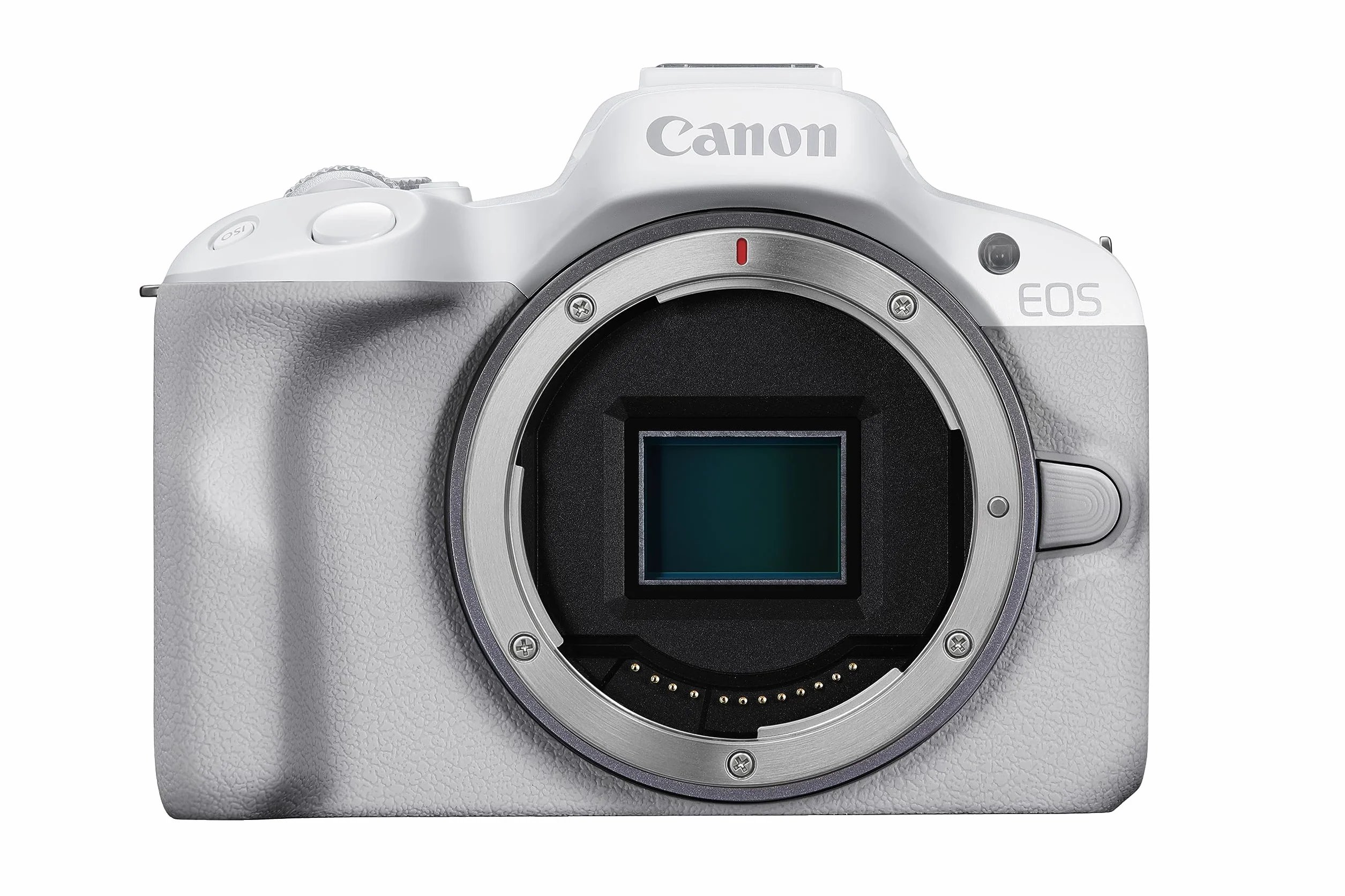 Canon EOS R50 + RF-S 18-45 mm F4.5-6.3 IS STM|24,2MP APS-C bezlusterkowie|do 15 kl./s, Dual Pixel CMOS AF II|4K 30p| ekran zmiennokątny|Bluetooth i Wi-Fi, biały