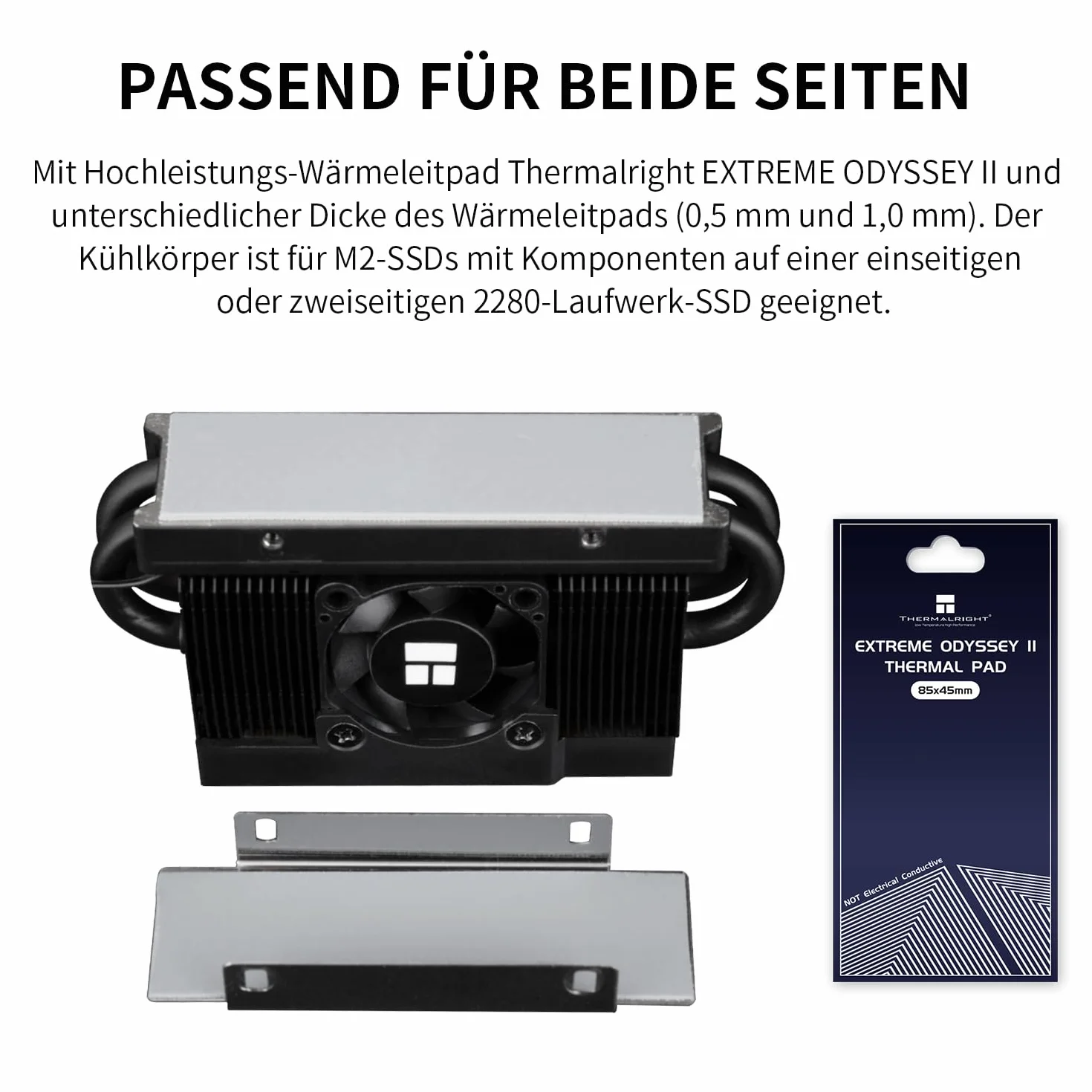 Thermalright HR10 2280 PRO Digital Black - wysokowydajny korpus dysku twardego AGHP Heatpipe 4 x 5 mm, wyświetlacz ARGB, chłodzenie małych wentylatorów, chłodzenie radiatorów SSD