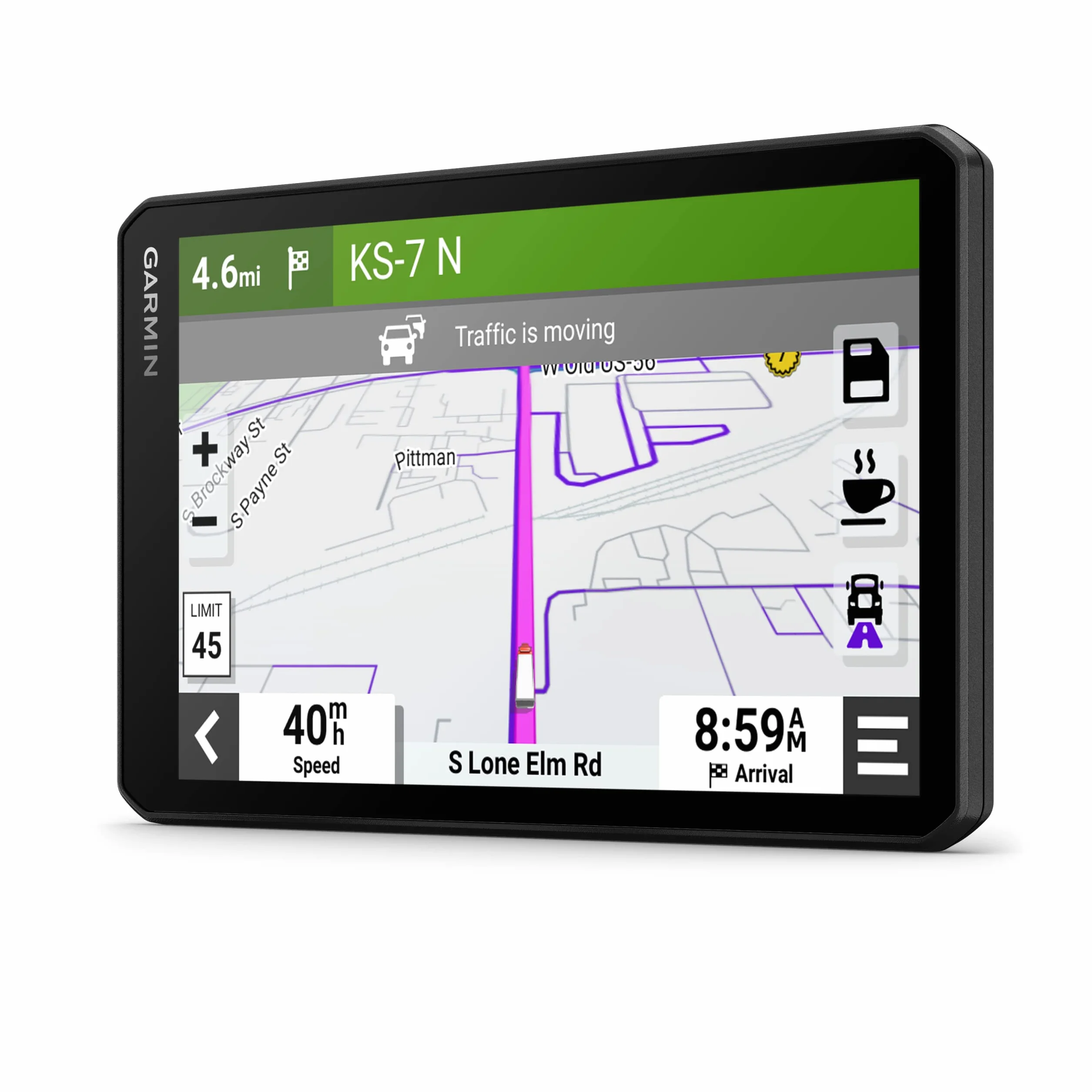 Garmin dezlCam LGV710 MT-D Nawigacja do Samochodów Ciężarowych z Wbudowaną Kamerą Dotykowy Ekran 6.95" (17,7cm)