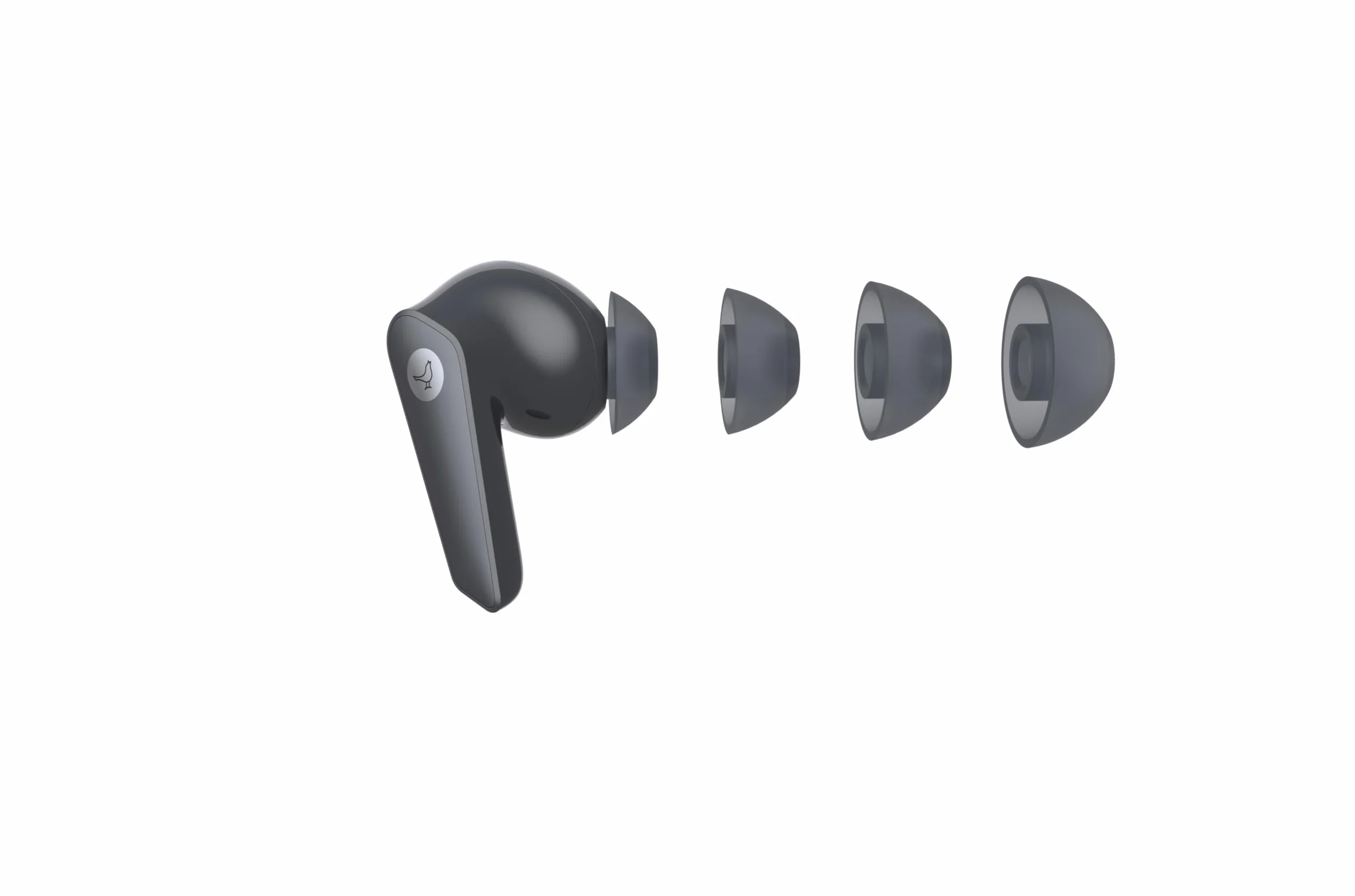 Libratone Air+ 3 True bezprzewodowe słuchawki douszne z aktywną redukcją szumów (dźwięk Hi-Fi, akumulator 24 h, ANC, redukcja szumów, IP54, Bluetooth 5.2) (czarne)