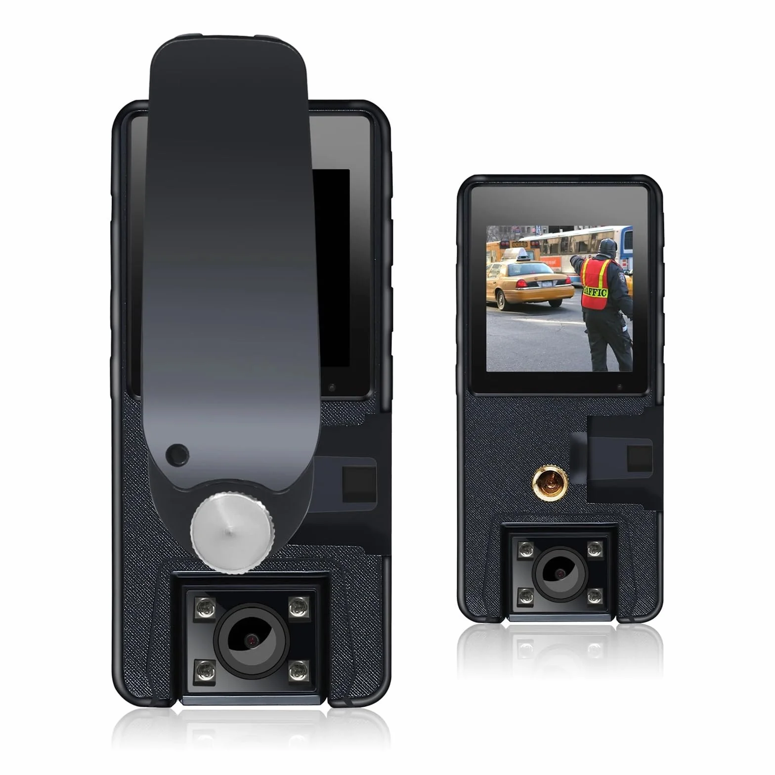 Kamera nasobna, A39 Full 1080P HD Mini kamera 3000mAh kamera do montażu na ciele mała kamera rowerowa obrotowa 180° sport DV wideorejestrator samochodowy kamera internetowa(With 16GB TF Card,Standard