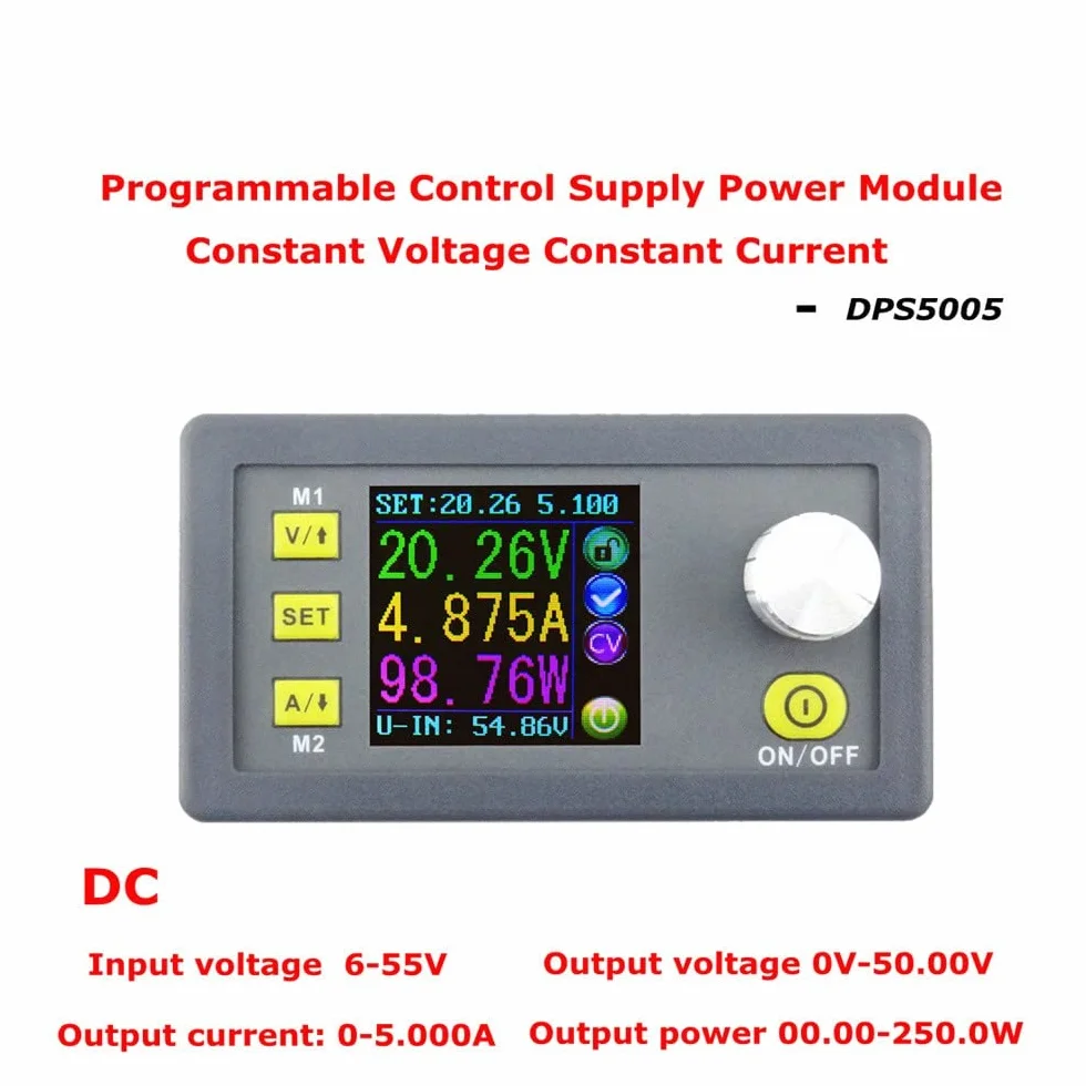 DPS5005 komunikacja USB 50 V 5 A stały prąd napięcia step-down moduł zasilania napięcie napięcie konwerter woltomierz