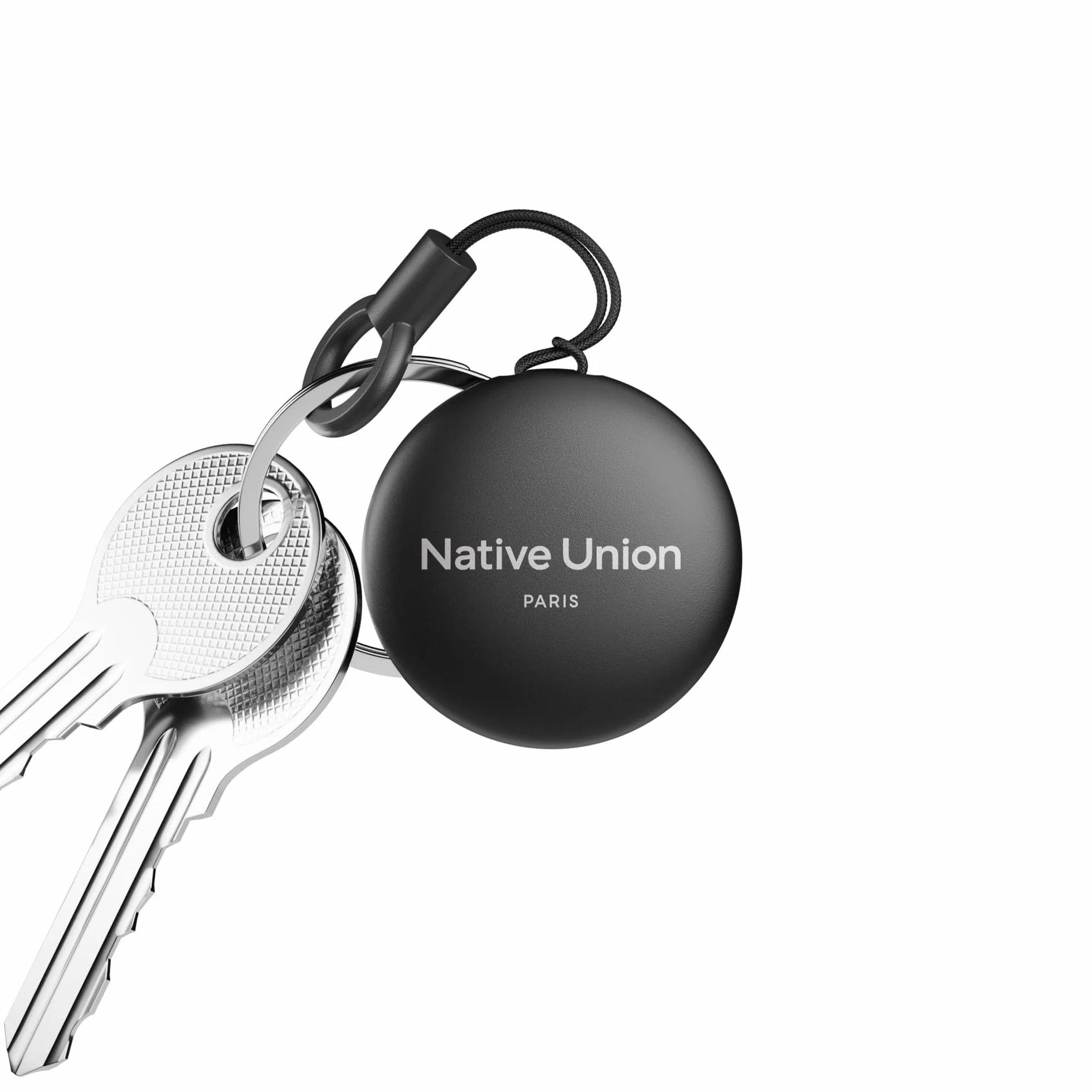 Native Union Find It Tag – Bluetooth Lokalizator – Znajdź Klucze, Plecak, Walizki – Kompatybilny z Apple Find My – Smukły design – Wymienna bateria na 1 rok – Głośny alarm