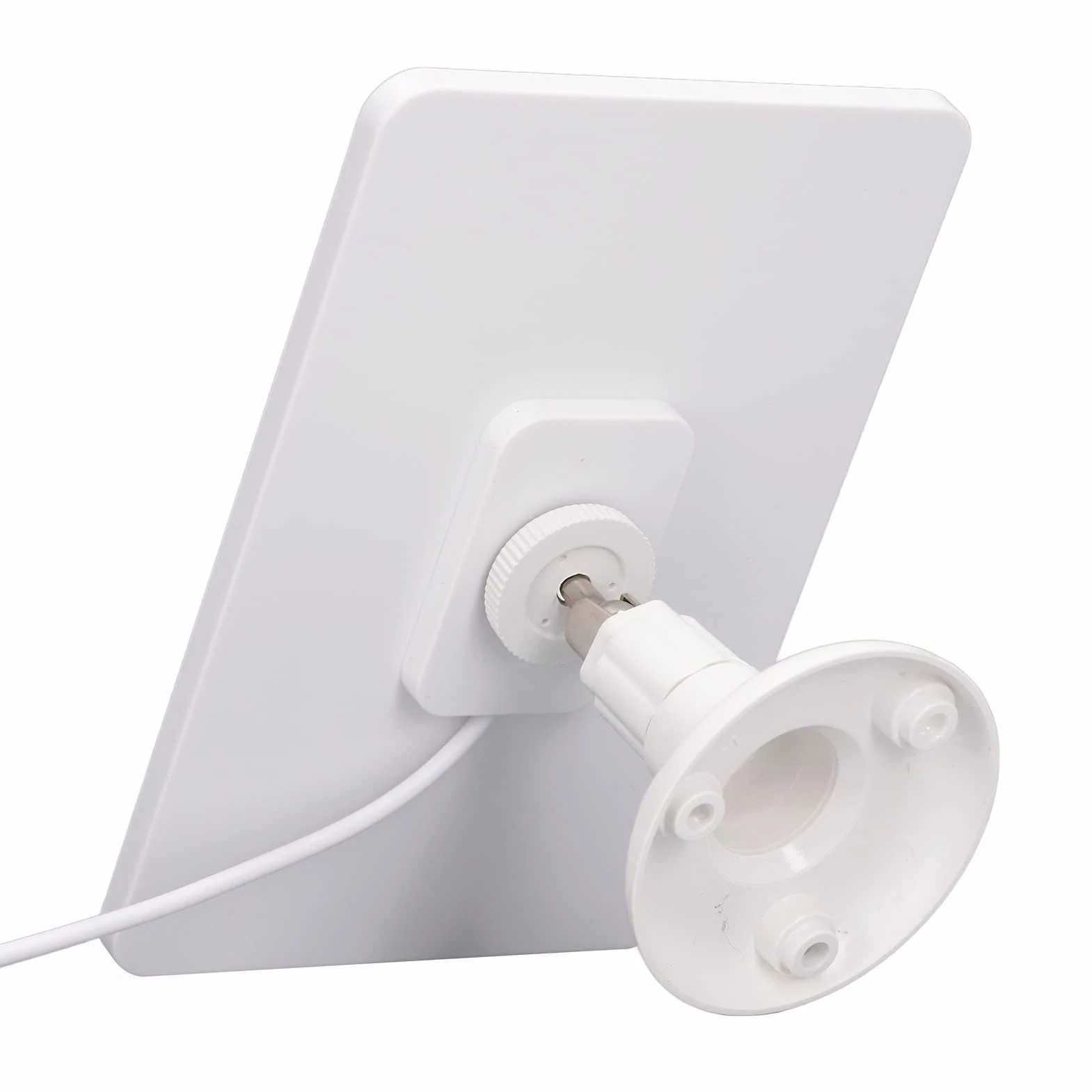 Panel słoneczny 10 W, zewnętrzna ładowarka słoneczna USB do kamery bezpieczeństwa (biała)