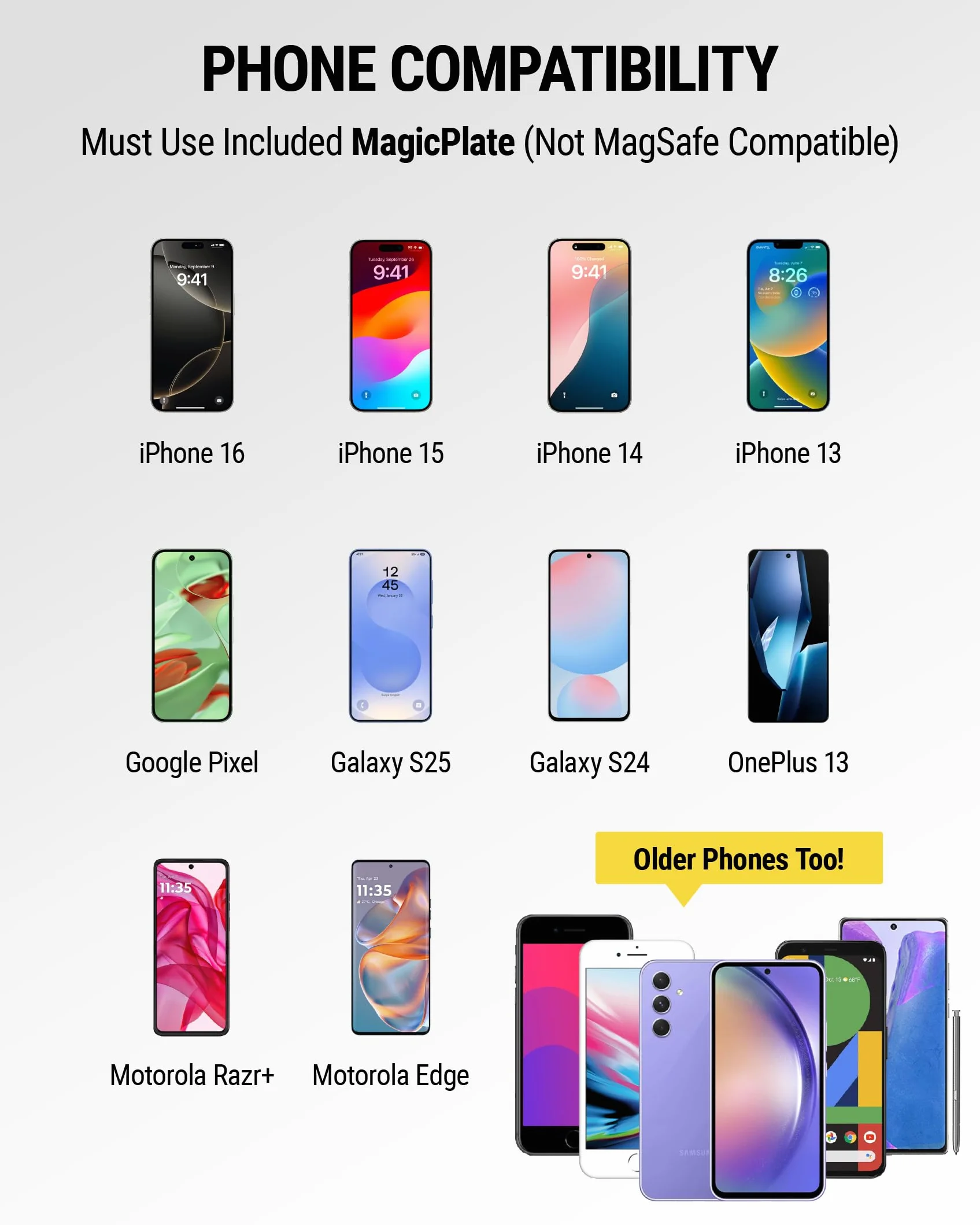 Scosche MAGDMB MagicMount magnetyczny uchwyt na deskę rozdzielczą do urządzeń mobilnych