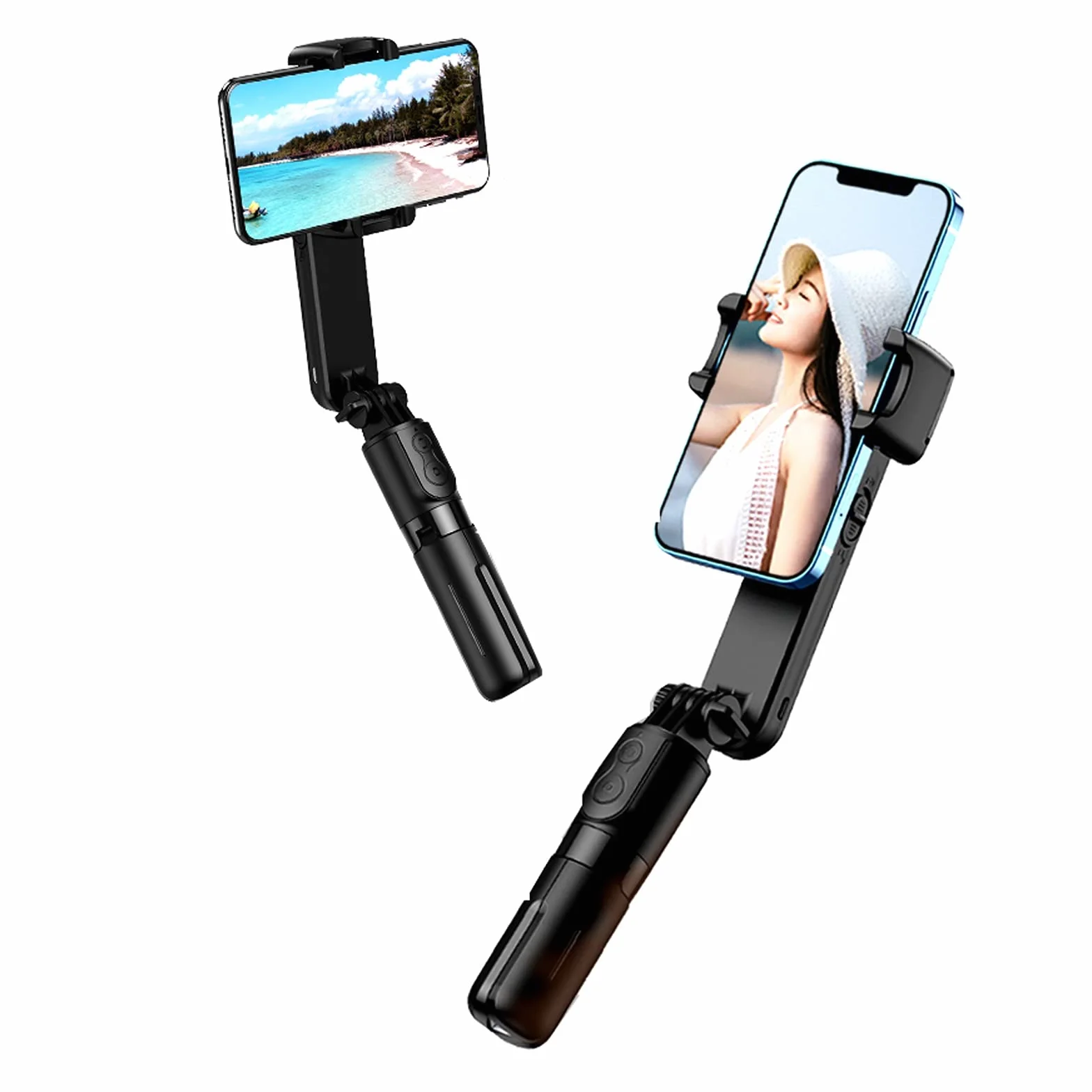 Uchwyt na telefon komórkowy, stojak na telefon, stojak na statyw, z 1 uchwytem na telefon do nagrywania wideo, streaming na żywo selfie wsparcie dla telefonów komórkowych