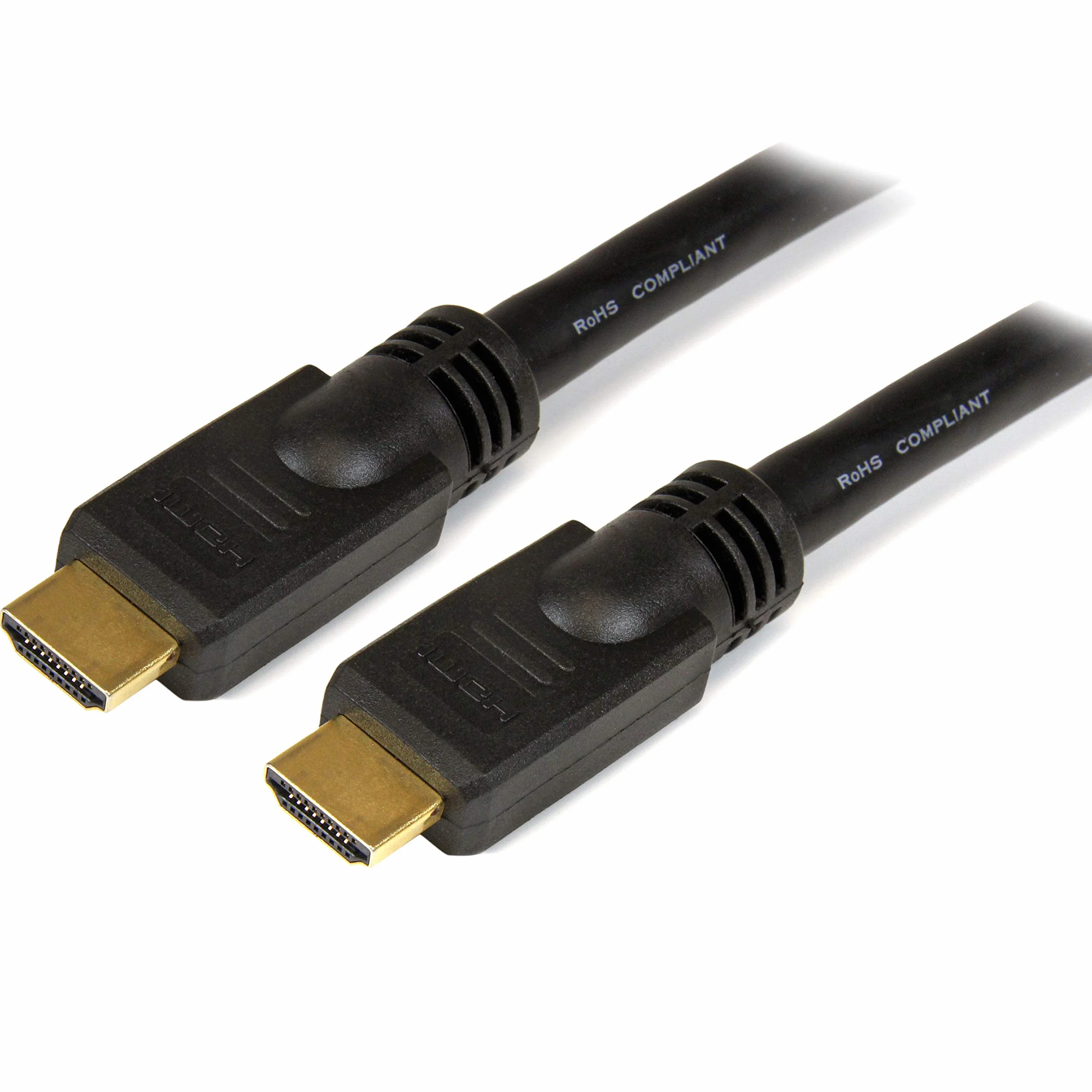 StarTech.com Kabel HDMI o wysokiej prędkości 15 m, M/M, 4K, 30 Hz, nie wymaga wzmacniacza sygnału, HDMI na HDMI, audio/wideo, pozłacany (HDMM15M)
