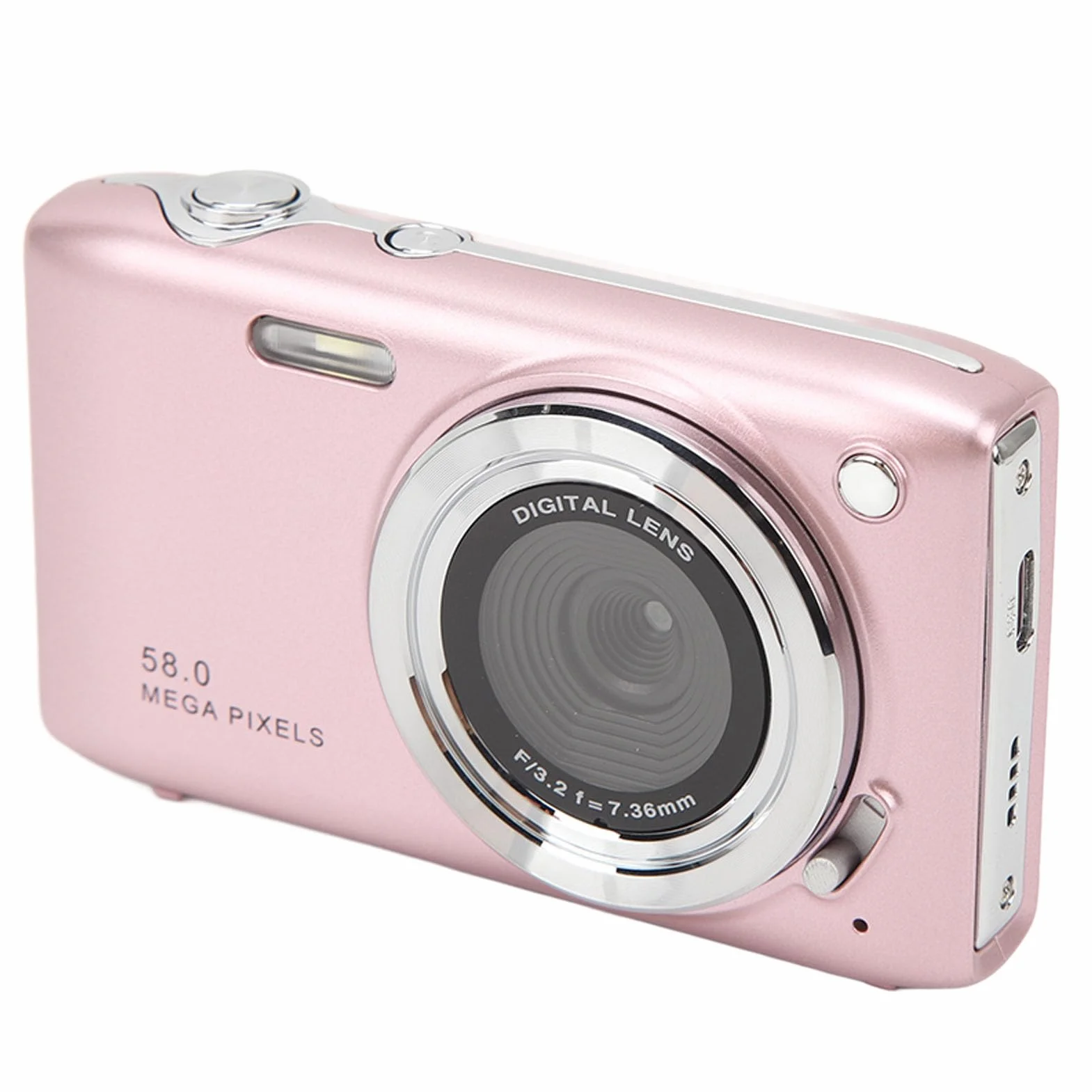 Aparat Cyfrowy, Aparat Cyfrowy z 16-krotnym Zoomem i Ekranem o Przekątnej 2,88 Cala do Fotografii (PINK)