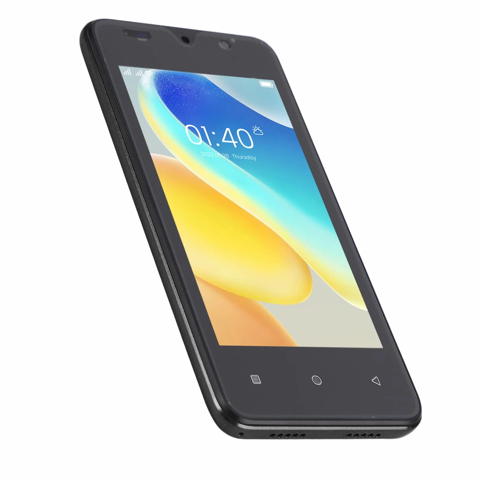 Odblokowany Smartfon, Ekran HD 4,66 Cala, Bateria 2800 MAh, Pamięć RAM 1 GB ROM 8 GB Rozpoznawanie Twarzy, Dual SIM GSM Unlocked 4G LTE Model Międzynarodowy(Czarny)