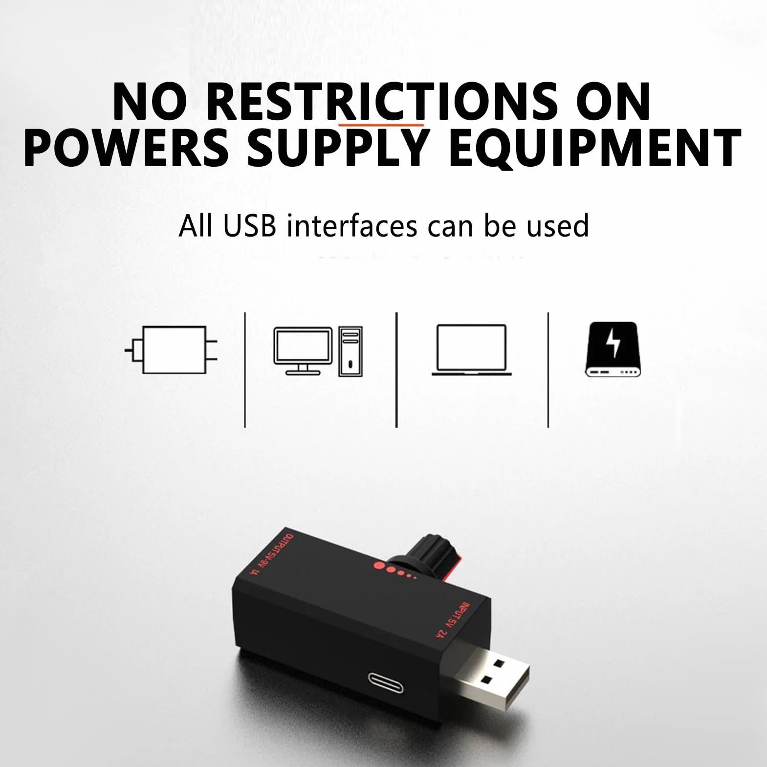 Regulator prędkości wentylatora USB 5V reduktor indukcyjny regulowany