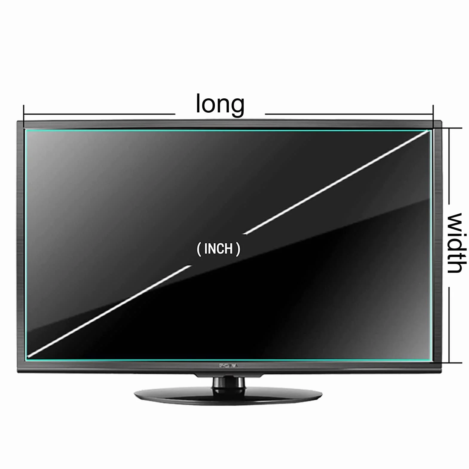 32-75-calowy telewizor Ochrona ekranu telewizora z powłoką przeciwodblaskową Folia ochronna o wysokiej rozdzielczości Filtr chroniący przed niebieskim światłem Odporny na zarysowania (HD VERSION)