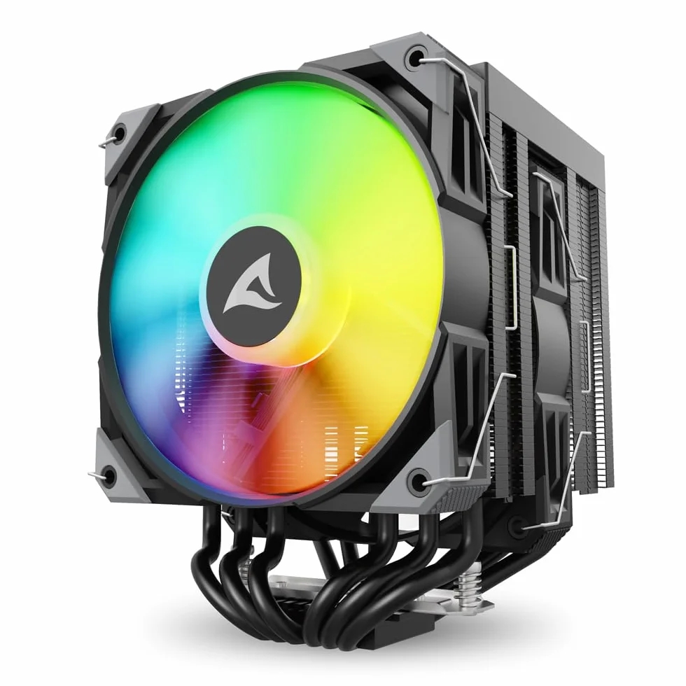 Sharkoon A60 czarny, RGB, chłodzenie procesora