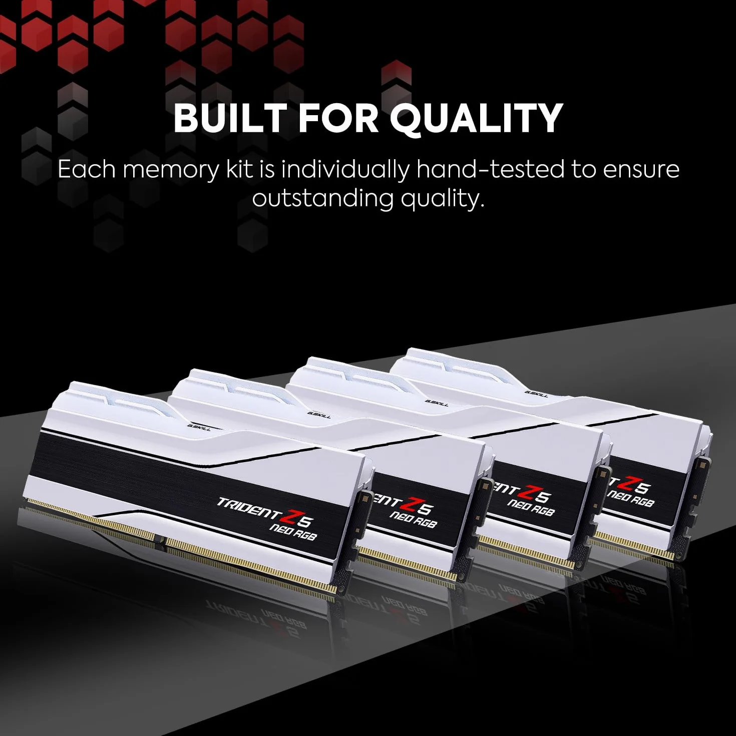 DIMM 48 GB DDR5-6400 (2x 24 GB) Podwójny zestaw (weiß, F5-6400J3239F24GX2-TZ5NRW, Trident Z5 NEO RGB)