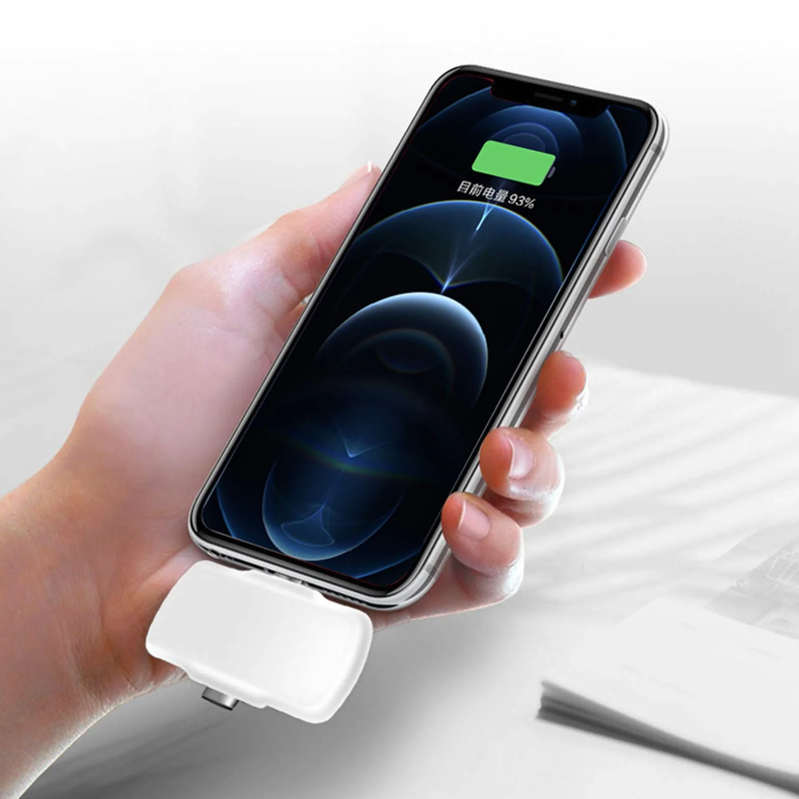 Powerbank Magnetyczny Powerbank z szybkim ładowaniem, 8000mAh Przenośna zewnętrzna ładowarka do telefonu komórkowego, odpowiednia do wszystkich smartfonów