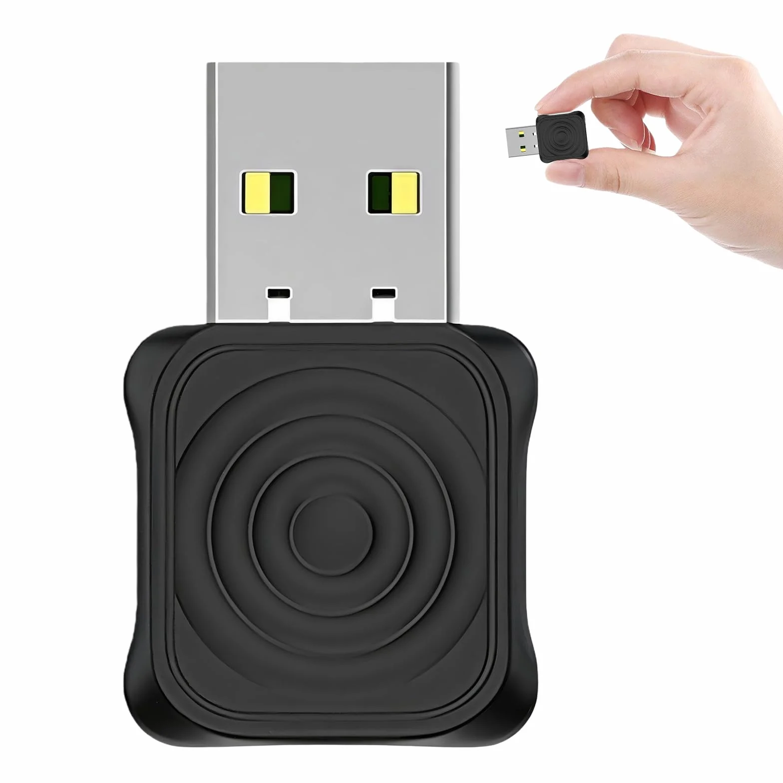 CarPlay bezprzewodowy adapter CarPlay 2 w 1, bezprzewodowy adapter CarPlay, Plug & Play, USB/Type-C Mini i stabilny adapter samochodowy USB Android do iOS 10+/Android 11+ samochodów, samochodów od